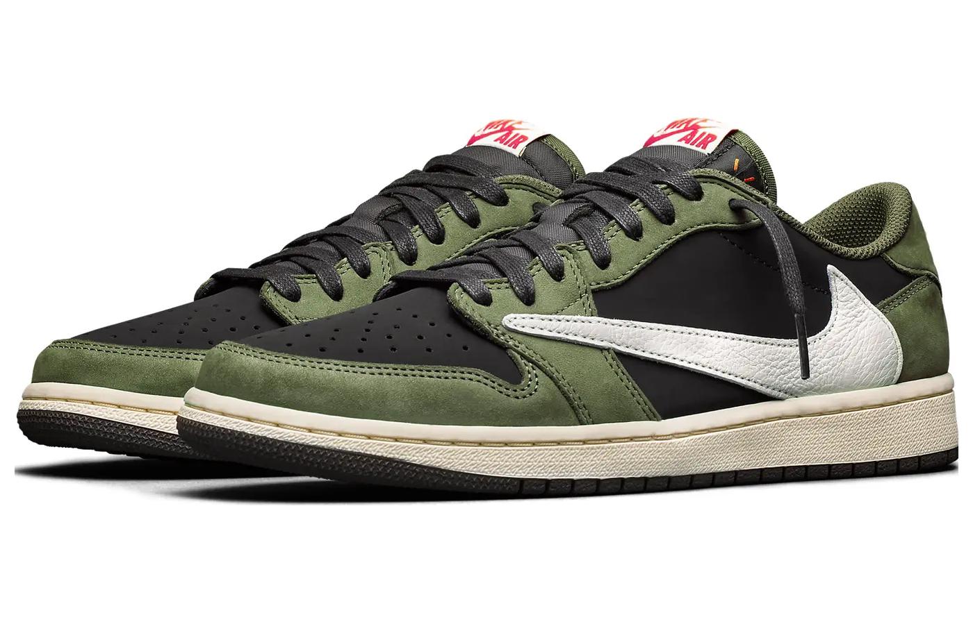 Air Jordan 1 Low OG x Travis Scott  Olive Green - Air Jordan 1 Low OG x Travis Scott  Olive Green - Jordan 1s - AIR Jordan 1