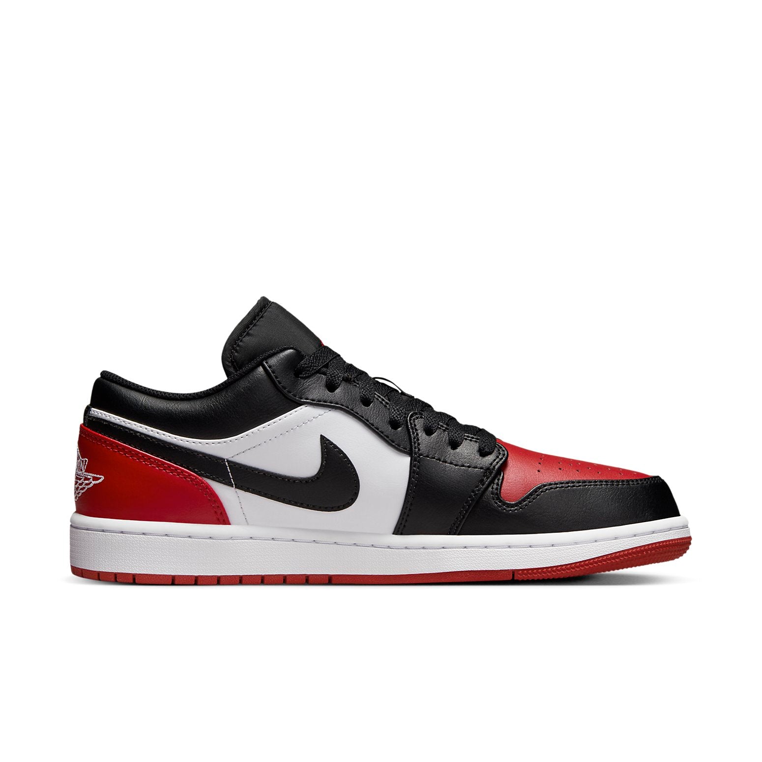 Air Jordan 1 Low  Bred Toe - Air Jordan 1 Low  Bred Toe - Jordan 1s - AIR Jordan 1
