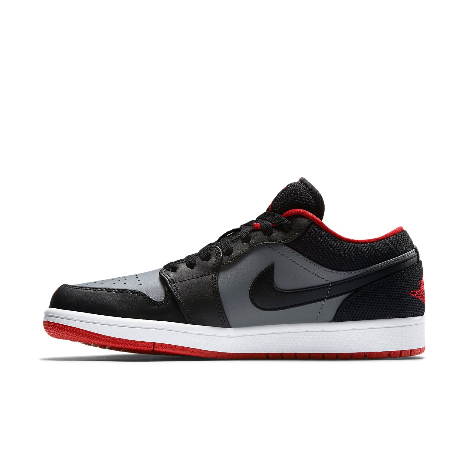 Air Jordan 1 Retro Low  Black Red Grey - Air Jordan 1 Retro Low  Black Red Grey - Jordan 1s - AIR Jordan 1