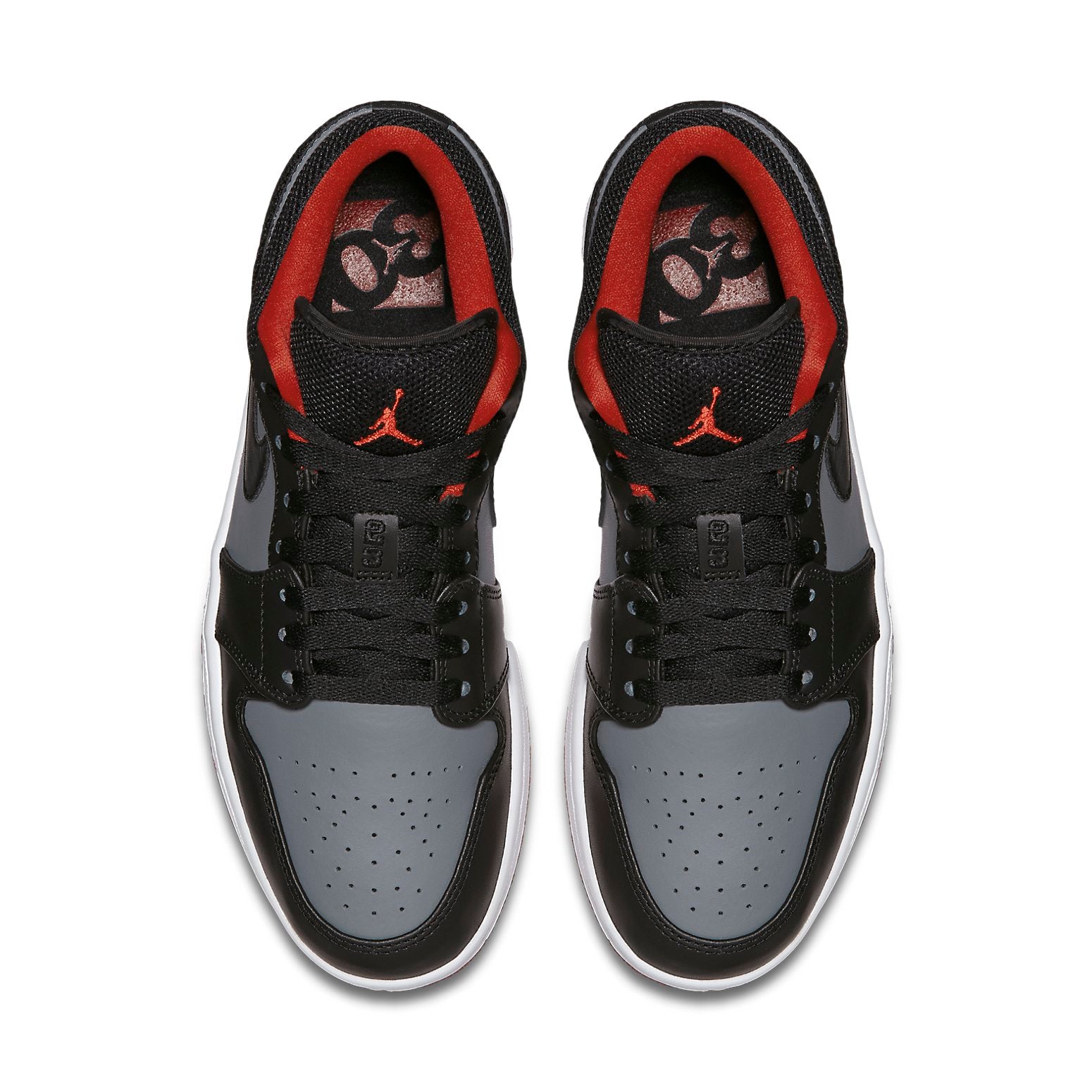 Air Jordan 1 Retro Low  Black Red Grey - Air Jordan 1 Retro Low  Black Red Grey - Jordan 1s - AIR Jordan 1