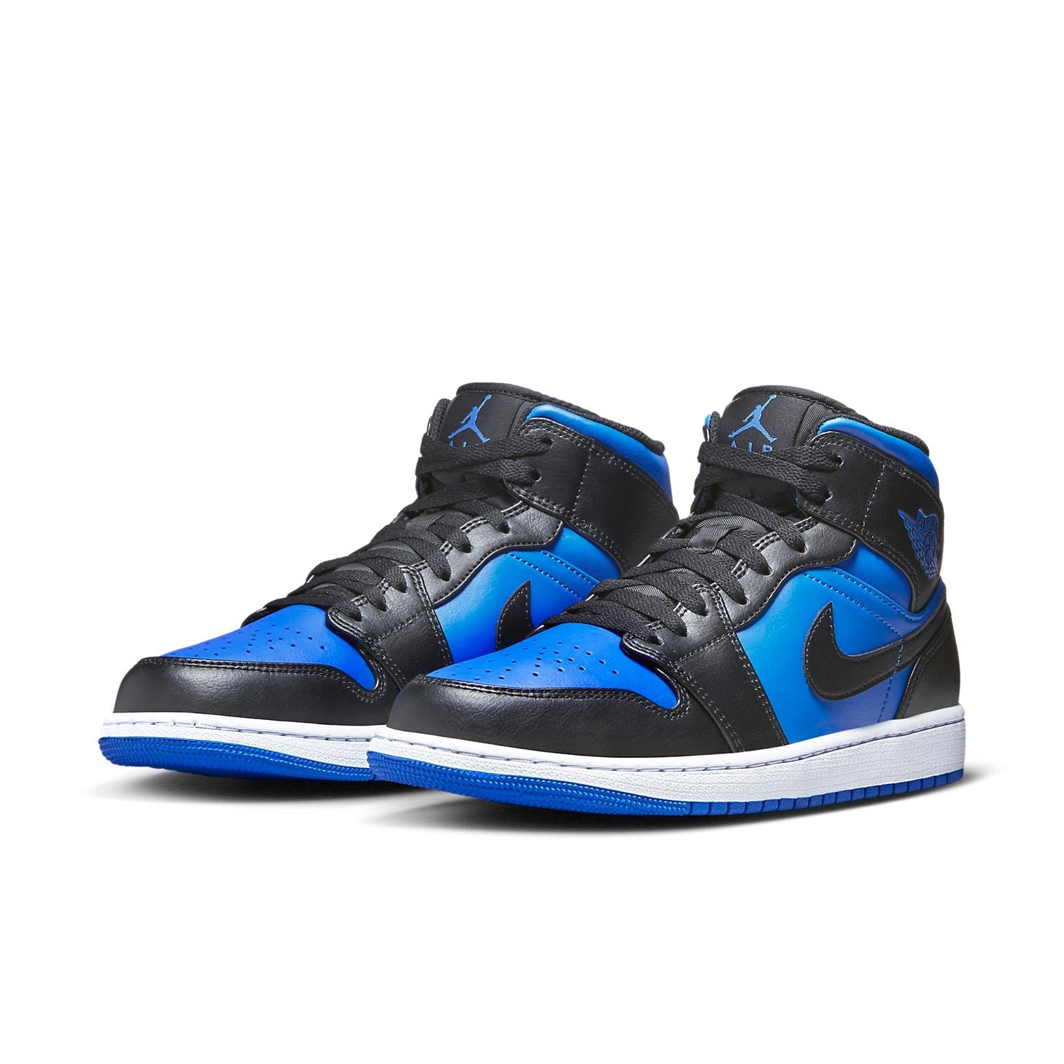 Air Jordan 1 Mid  Black Varsity Royal - Air Jordan 1 Mid  Black Varsity Royal - Jordan 1s - AIR Jordan 1