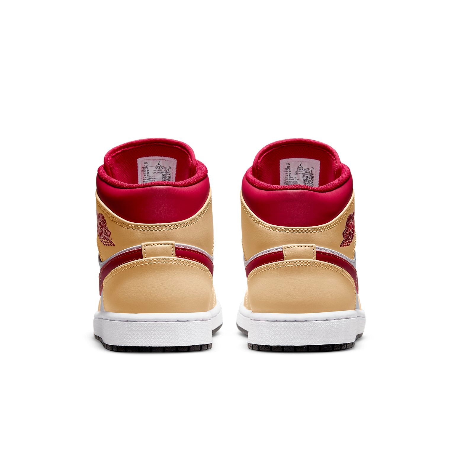 Air Jordan 1 Mid  Light Curry Cardinal Red - Air Jordan 1 Mid  Light Curry Cardinal Red - Jordan 1s - AIR Jordan 1