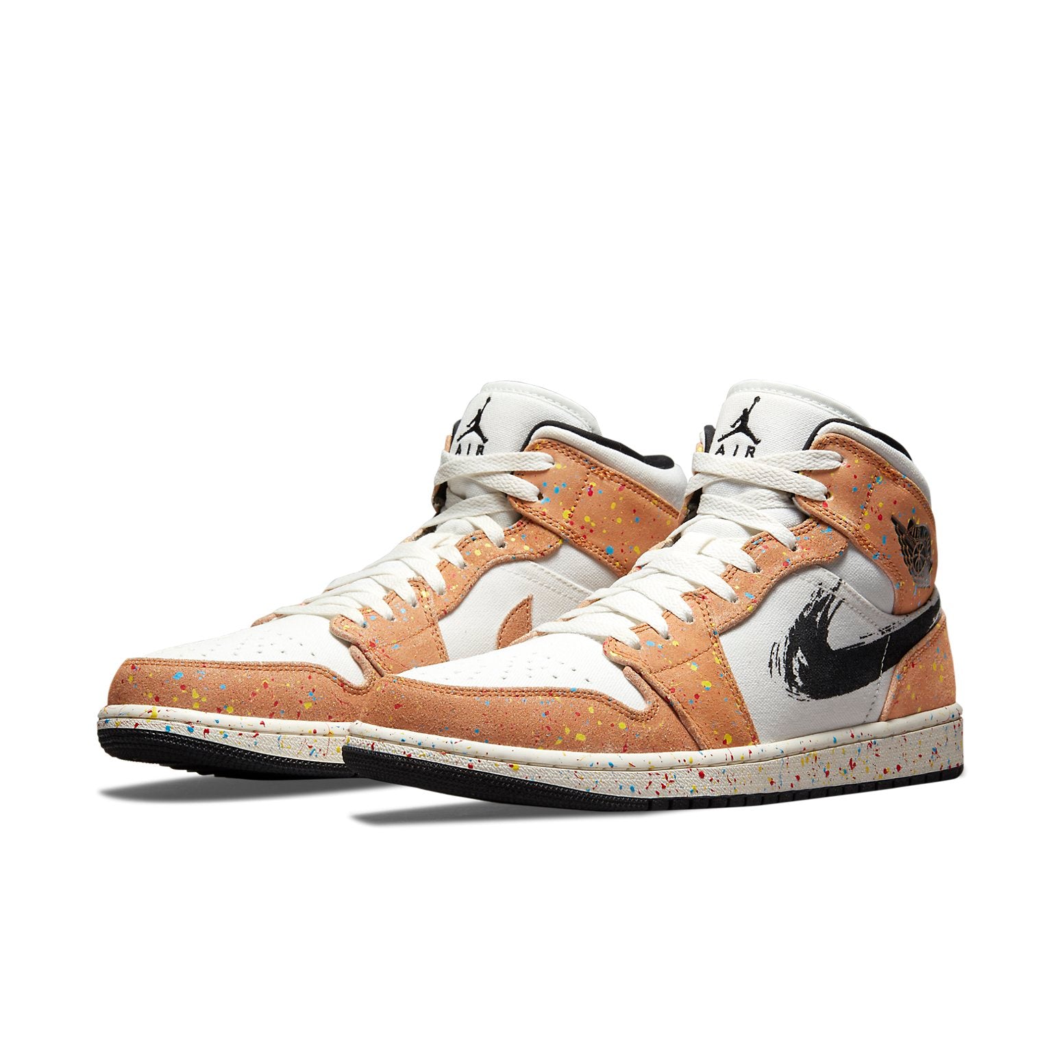 Air Jordan 1 Mid SE  Brushstroke Paint Splatter - Air Jordan 1 Mid SE  Brushstroke Paint Splatter - Jordan 1s - AIR Jordan 1