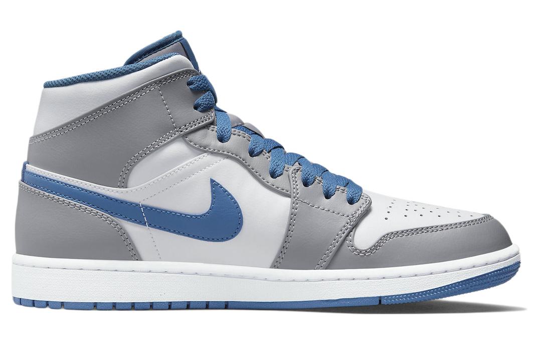 Air Jordan 1 Mid  Cement Grey True Blue - Air Jordan 1 Mid  Cement Grey True Blue - Jordan 1s - AIR Jordan 1