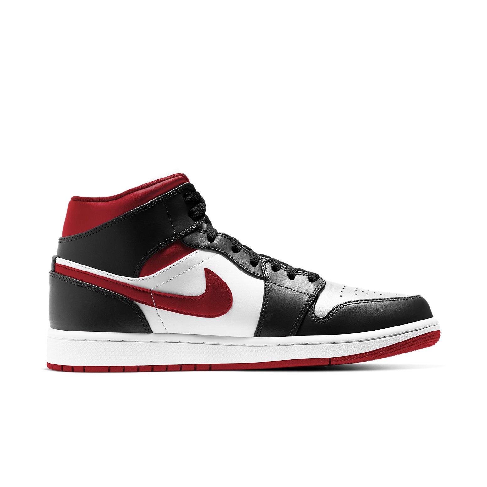 Air Jordan 1 Mid  Black White Gym Red - Air Jordan 1 Mid  Black White Gym Red - Jordan 1s - AIR Jordan 1