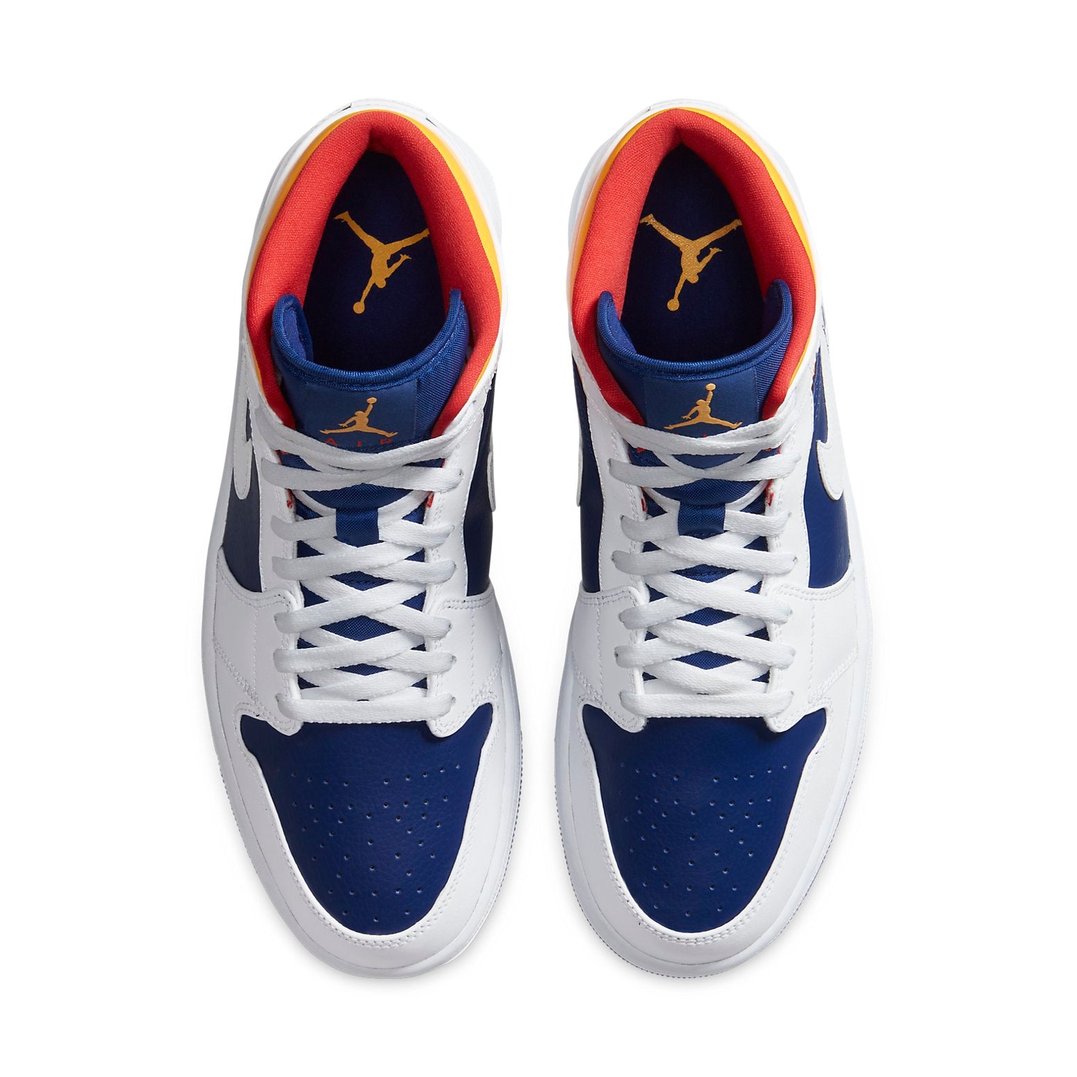 Air Jordan 1 Mid  White Deep Royal Blue - Air Jordan 1 Mid  White Deep Royal Blue - Jordan 1s - AIR Jordan 1