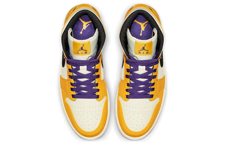Air Jordan 1 Mid  Lakers Gold - Air Jordan 1 Mid  Lakers Gold - Jordan 1s - AIR Jordan 1