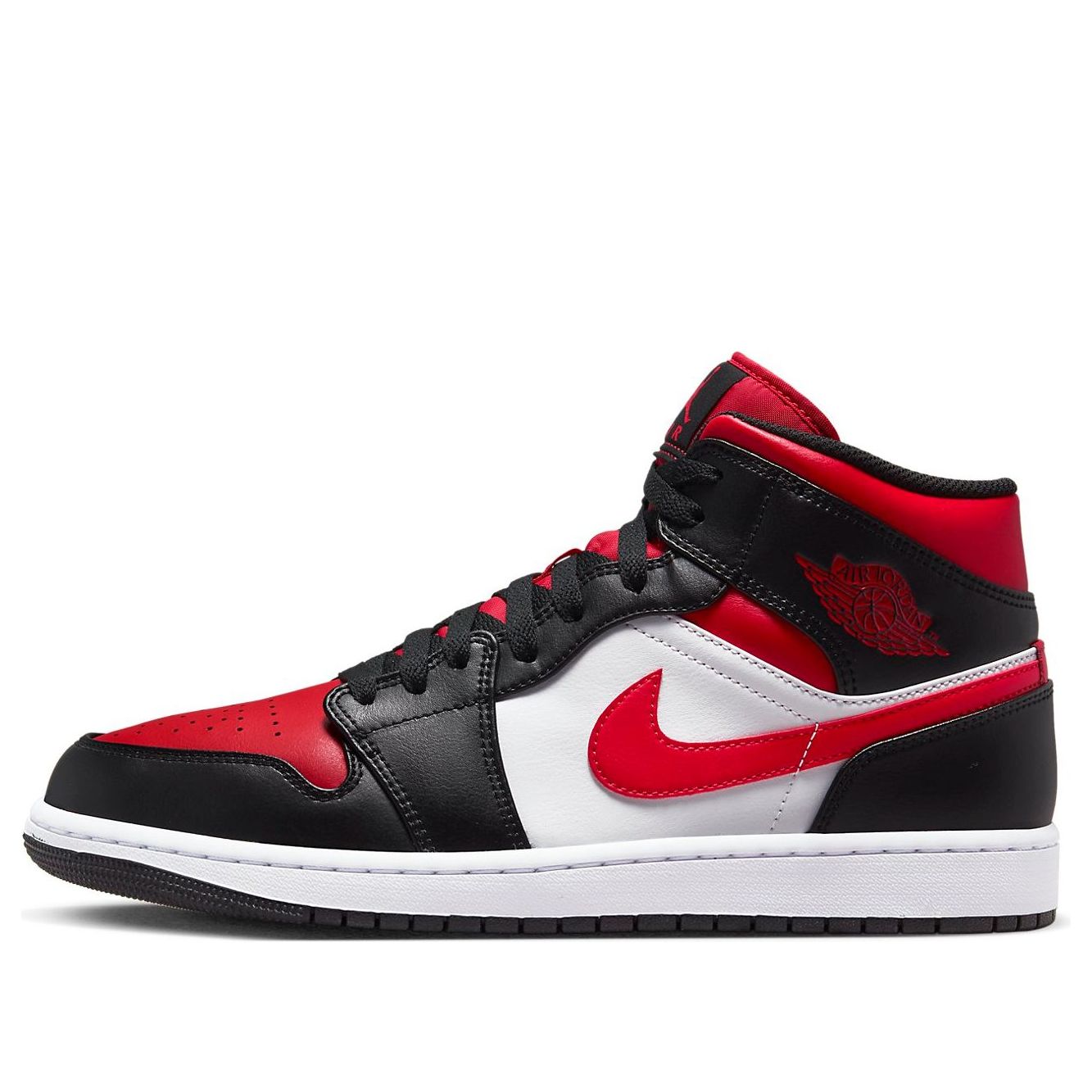 Air Jordan 1 Mid  Bred Toe - Air Jordan 1 Mid  Bred Toe - Jordan 1s - AIR Jordan 1