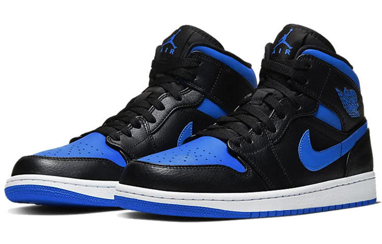 Air Jordan 1 Mid  Black Hyper Royal - Air Jordan 1 Mid  Black Hyper Royal - Jordan 1s - AIR Jordan 1