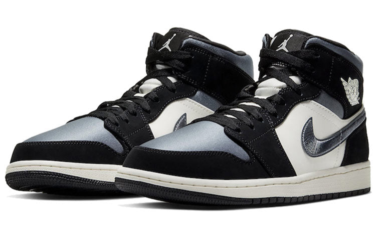 Air Jordan 1 Mid SE  Satin Smoke Grey - Air Jordan 1 Mid SE  Satin Smoke Grey - Jordan 1s - AIR Jordan 1