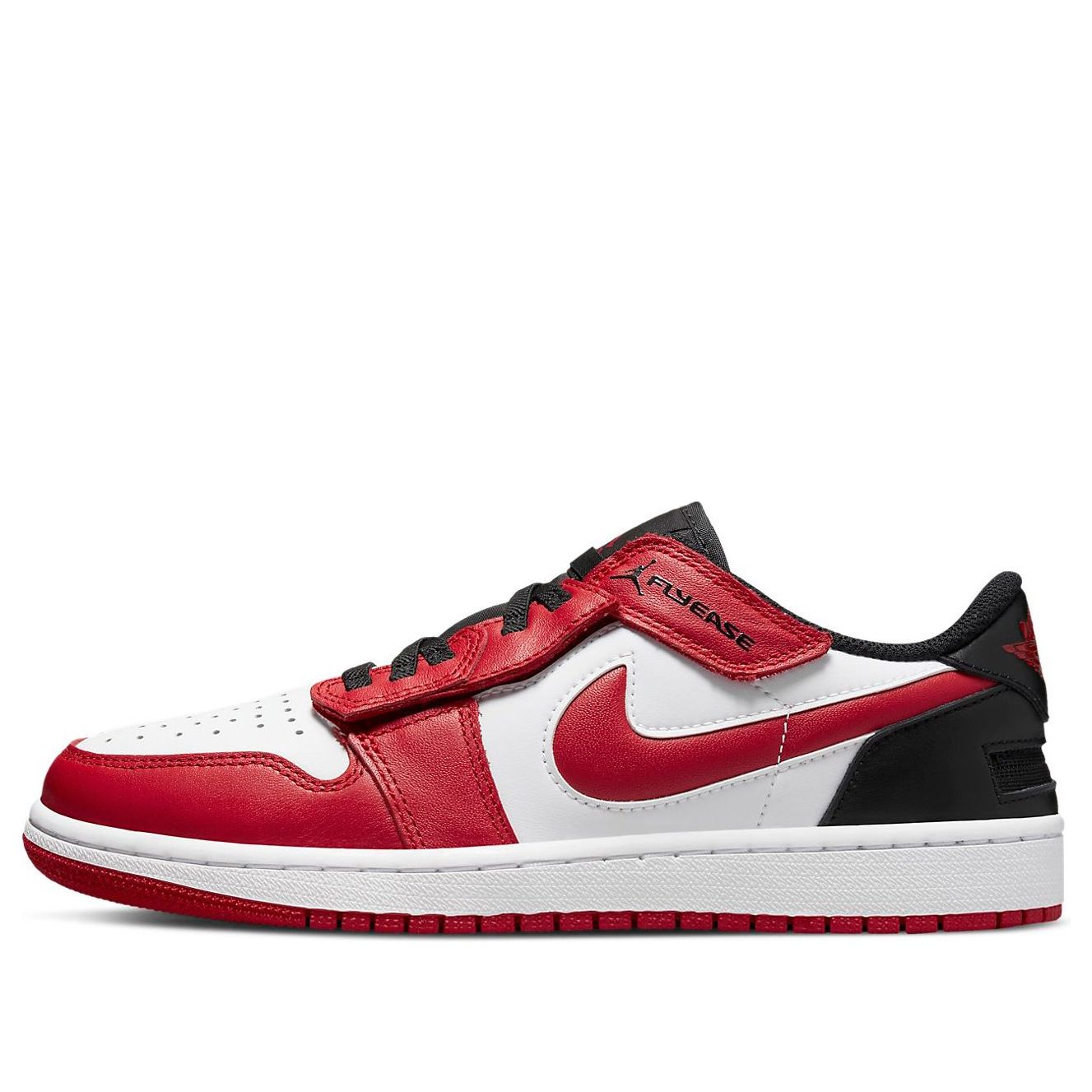 Air Jordan 1 Low FlyEase  White Gym Red - Air Jordan 1 Low FlyEase  White Gym Red - Jordan 1s - AIR Jordan 1
