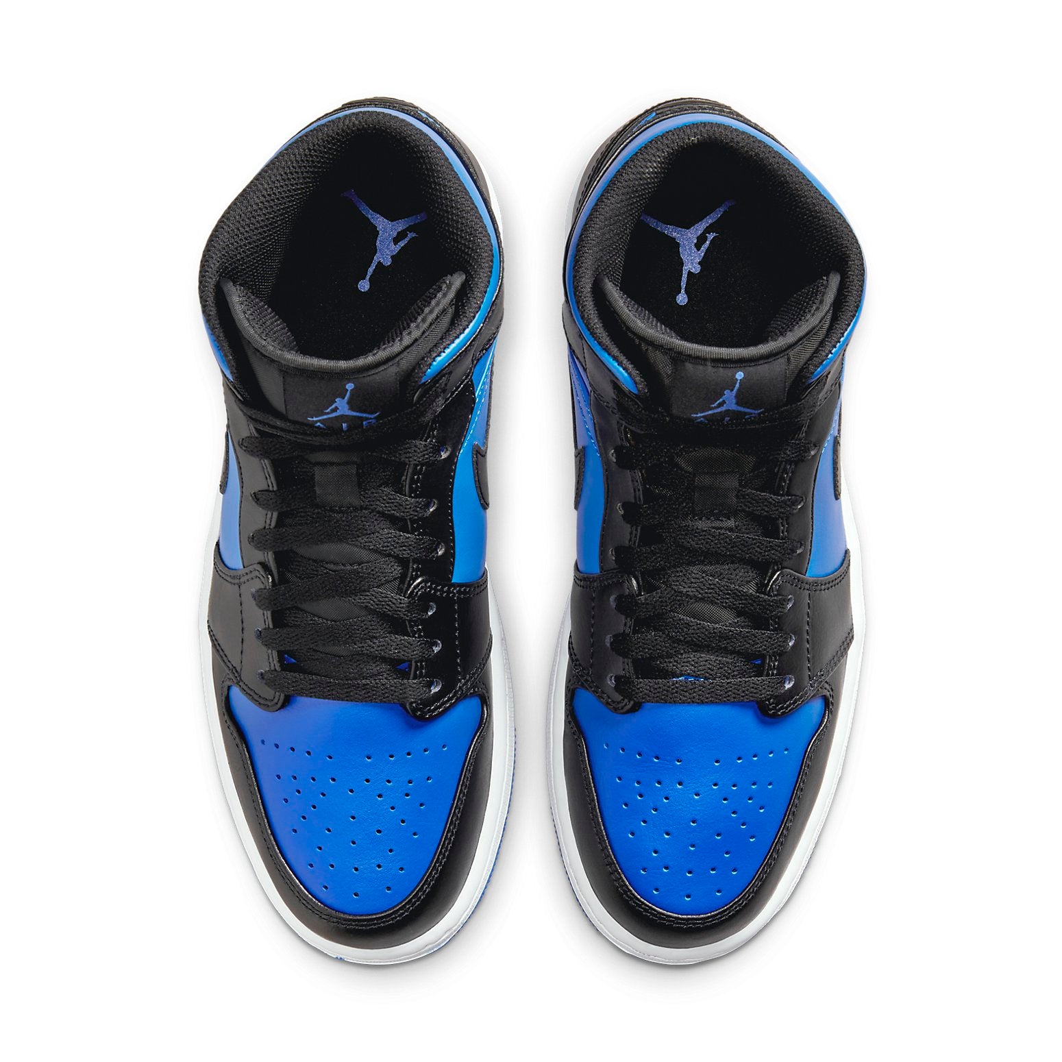 Air Jordan 1 Mid  Black Varsity Royal - Air Jordan 1 Mid  Black Varsity Royal - Jordan 1s - AIR Jordan 1