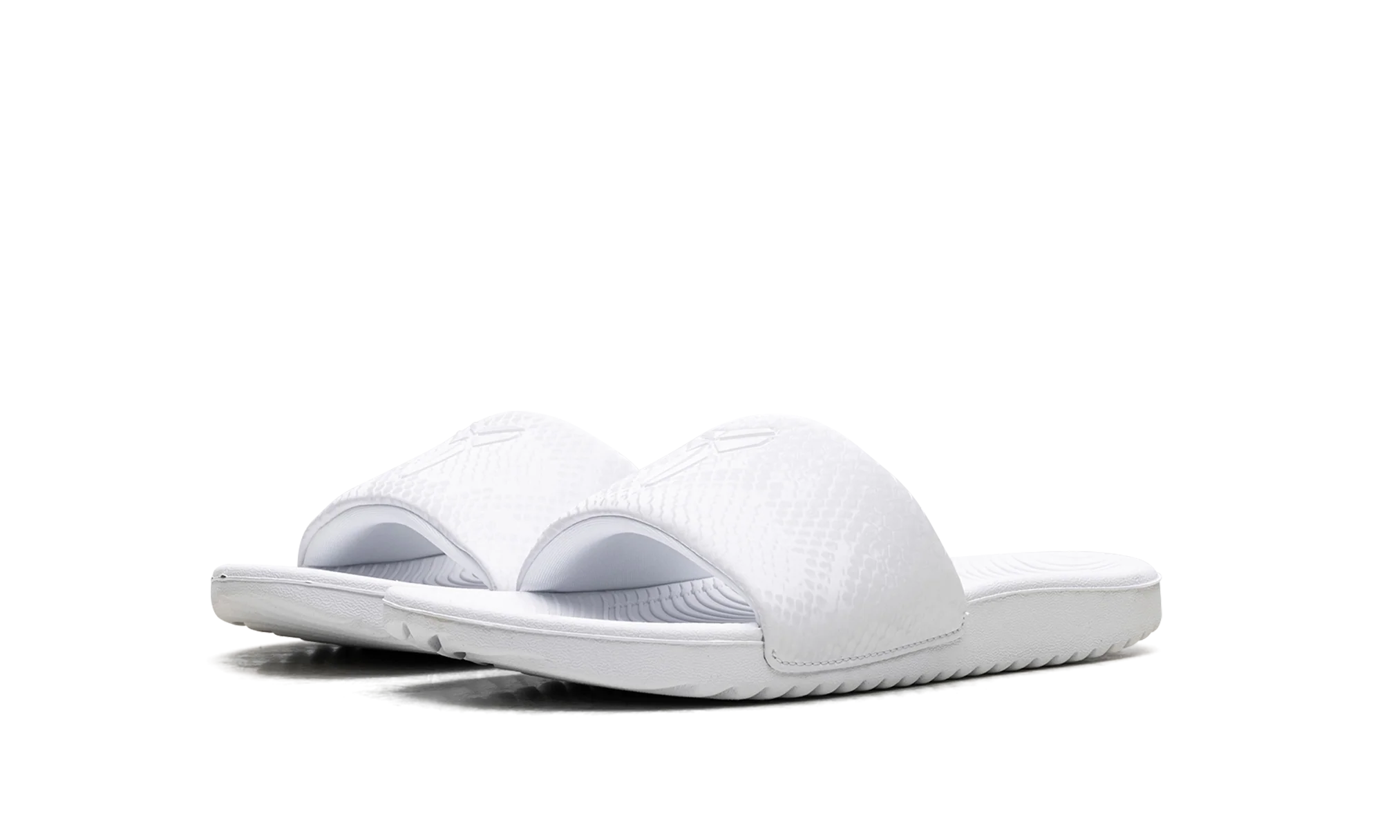 Kawa Slide GS Kobe Bryant - Triple White - Kawa Slide GS Kobe Bryant - Triple White - Jordan 1s - AIR Jordan 1