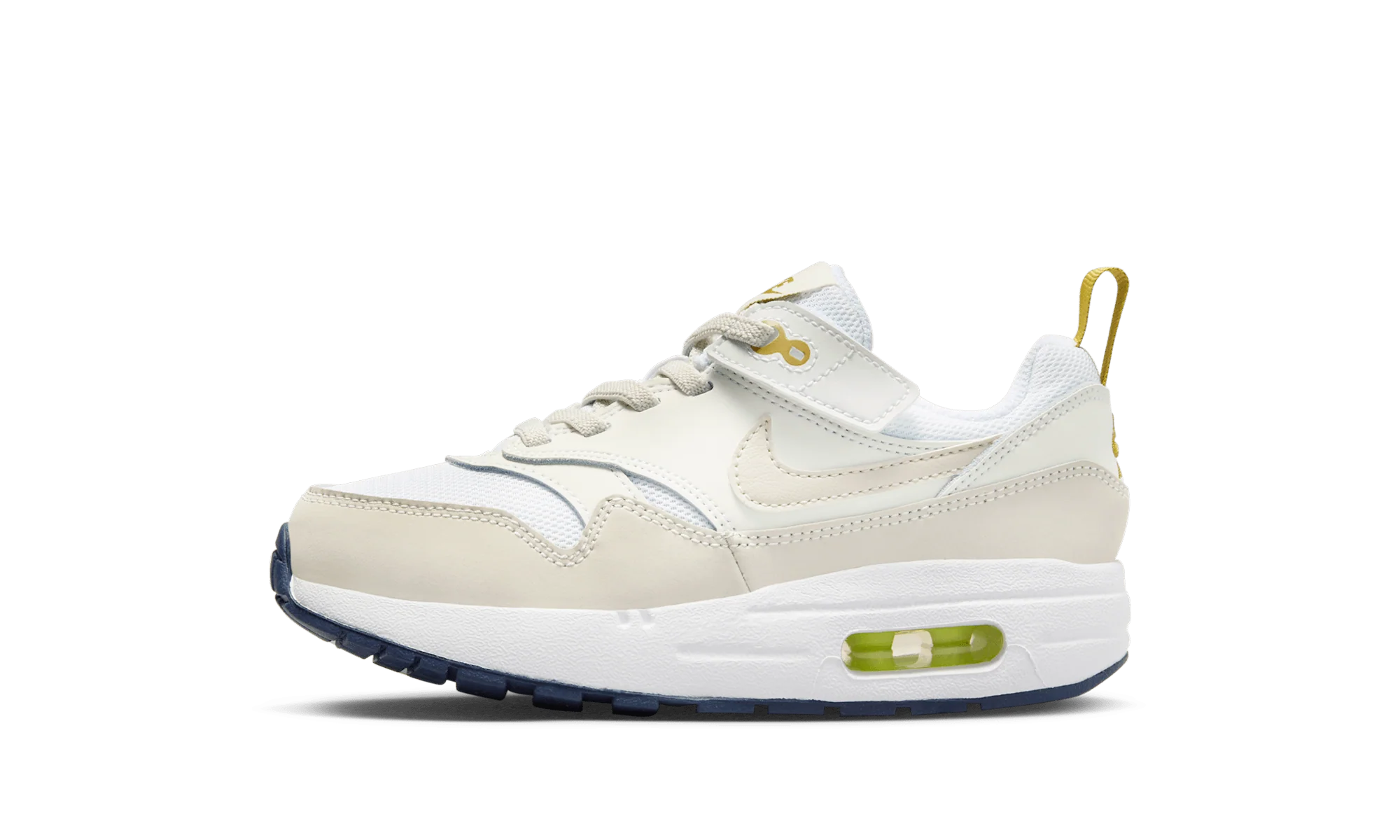 Air Max 1 EasyOn PS White Bronzine Midnight Navy Light Orewood Brown - Air Max 1 EasyOn PS White Bronzine Midnight Navy Light Orewood Brown - Jordan 1s - AIR Jordan 1