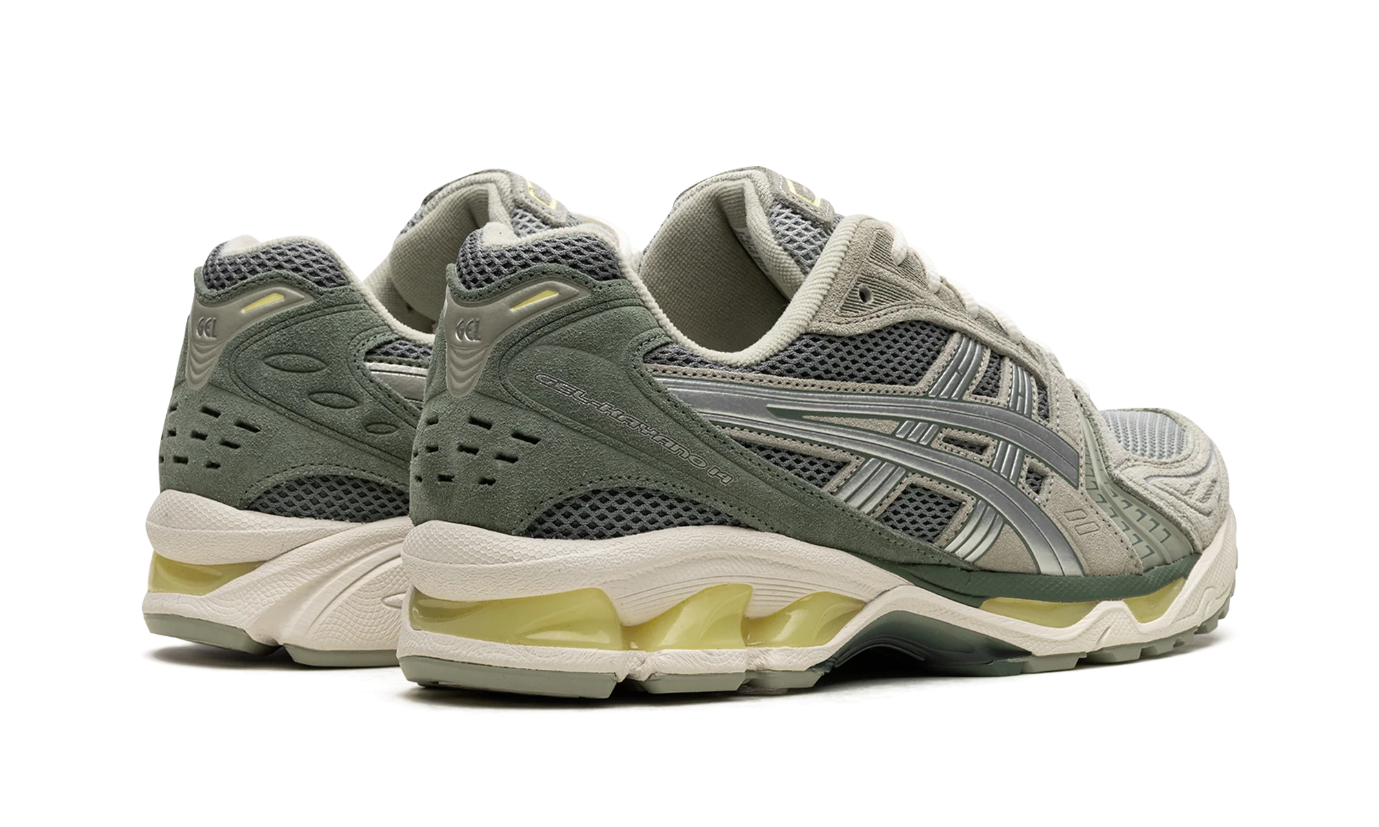 GEL KAYANO 14 Olive Grey Pure Silver - GEL KAYANO 14 Olive Grey Pure Silver - Jordan 1s - AIR Jordan 1