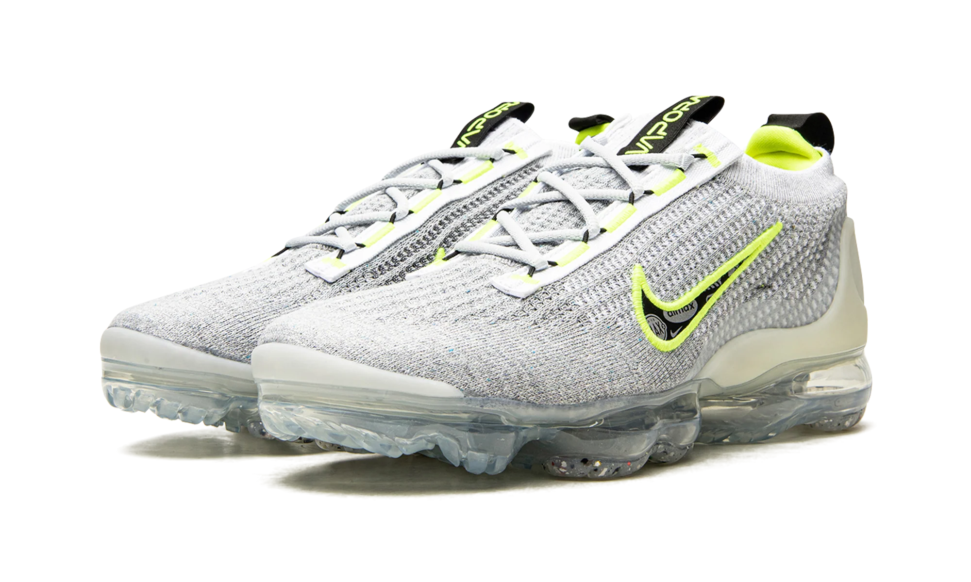 Air Vapormax 2021 Flyknit 'Logo Pack - Wolf Grey Volt' - Air Vapormax 2021 Flyknit 'Logo Pack - Wolf Grey Volt' - Jordan 1s - AIR Jordan 1