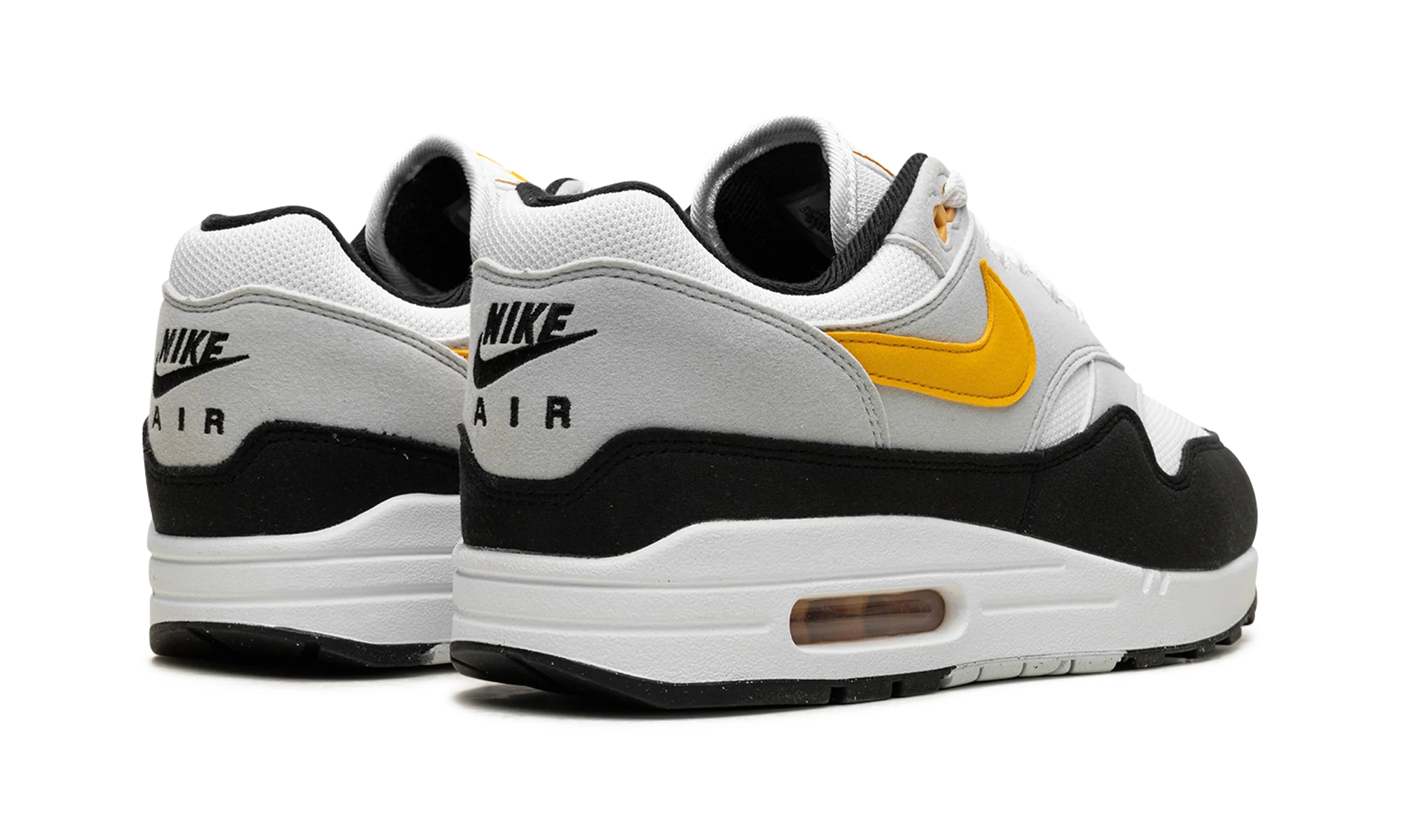 Air Max 1 White / University Gold / Black - Air Max 1 White / University Gold / Black - Jordan 1s - AIR Jordan 1