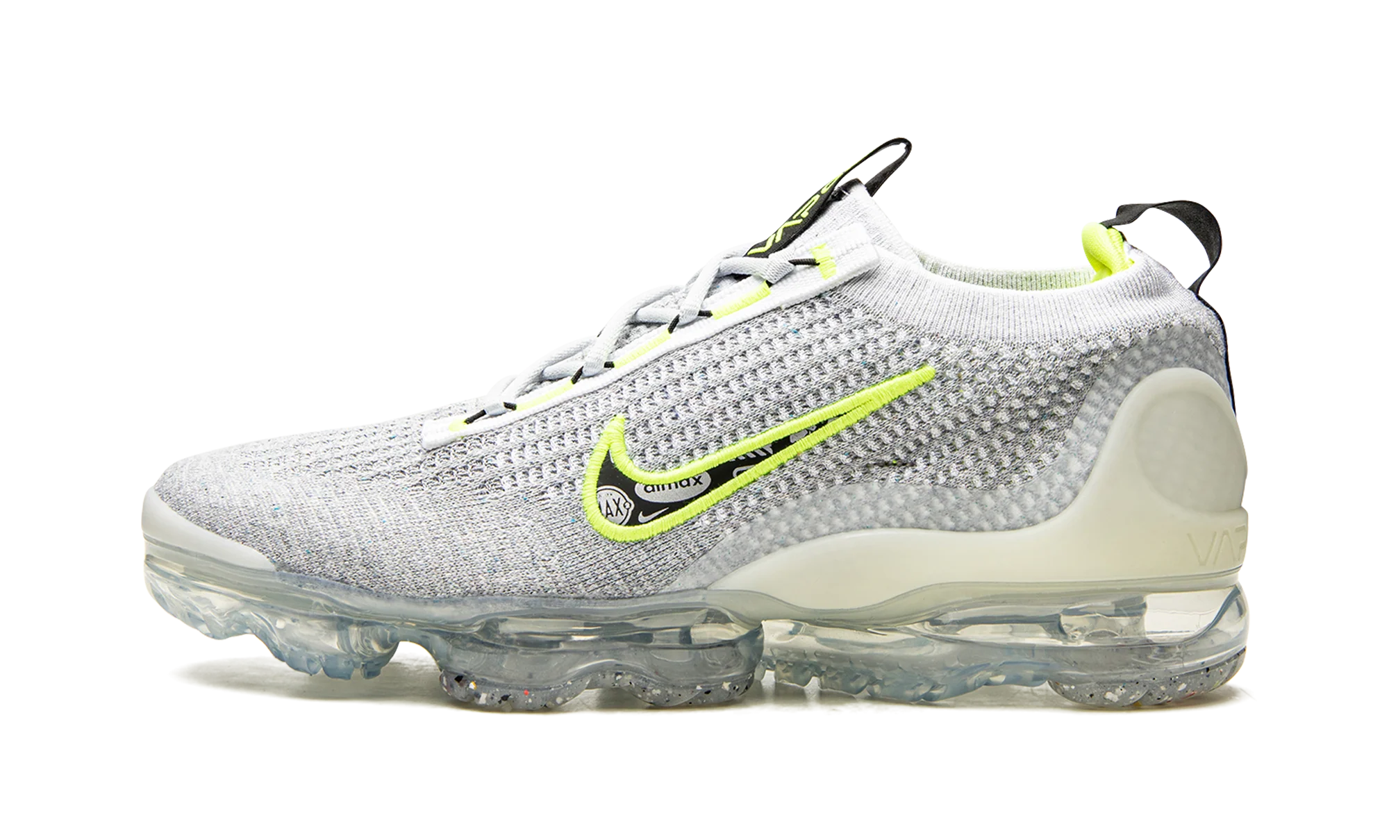 Air Vapormax 2021 Flyknit 'Logo Pack - Wolf Grey Volt' - Air Vapormax 2021 Flyknit 'Logo Pack - Wolf Grey Volt' - Jordan 1s - AIR Jordan 1