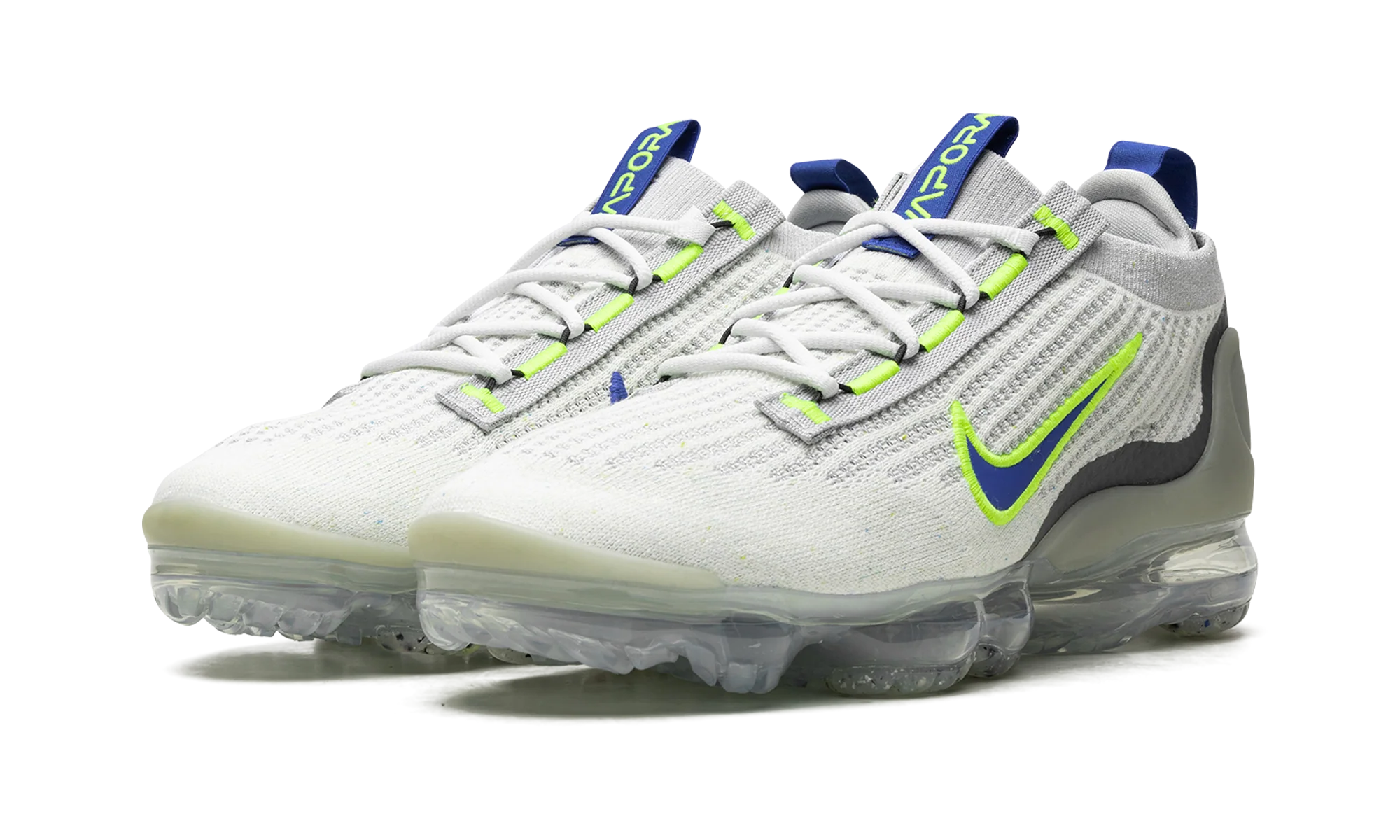 AIR VAPORMAX 2021 FK White Royal Volt - AIR VAPORMAX 2021 FK White Royal Volt - Jordan 1s - AIR Jordan 1
