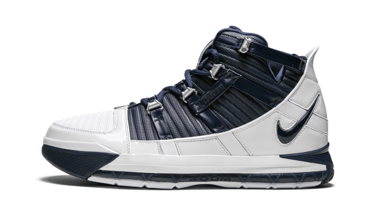 Zoom Lebron 3 QS White/Navy - Zoom Lebron 3 QS White/Navy - Jordan 1s - AIR Jordan 1