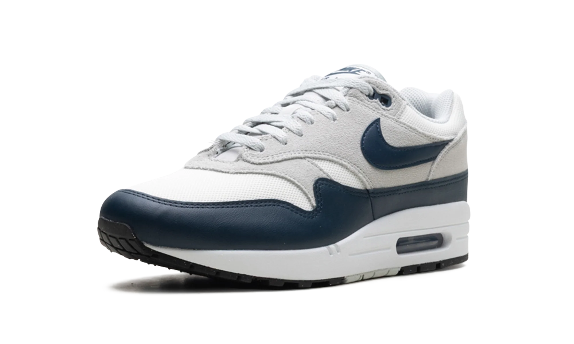 AIR MAX 1 ESSENTIAL Summit White/Armory Navy-Light Silver - AIR MAX 1 ESSENTIAL Summit White/Armory Navy-Light Silver - Jordan 1s - AIR Jordan 1