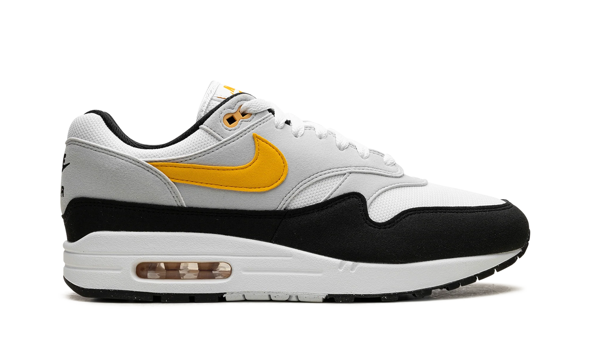 Air Max 1 White / University Gold / Black - Air Max 1 White / University Gold / Black - Jordan 1s - AIR Jordan 1