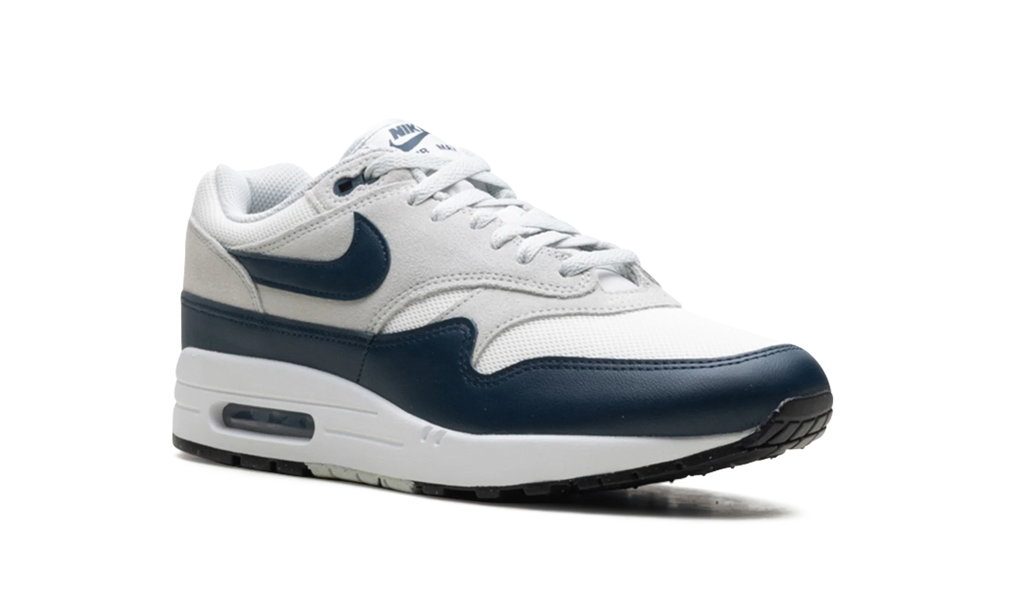 AIR MAX 1 ESSENTIAL Summit White/Armory Navy-Light Silver - AIR MAX 1 ESSENTIAL Summit White/Armory Navy-Light Silver - Jordan 1s - AIR Jordan 1