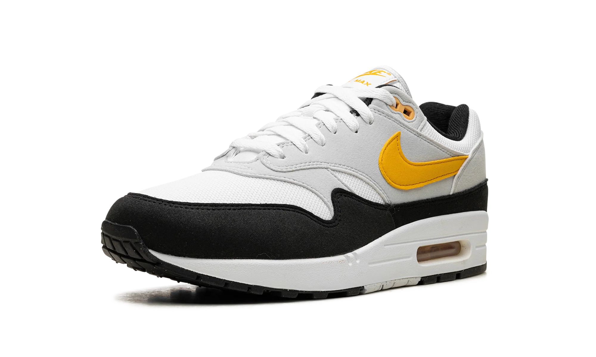 Air Max 1 White / University Gold / Black - Air Max 1 White / University Gold / Black - Jordan 1s - AIR Jordan 1