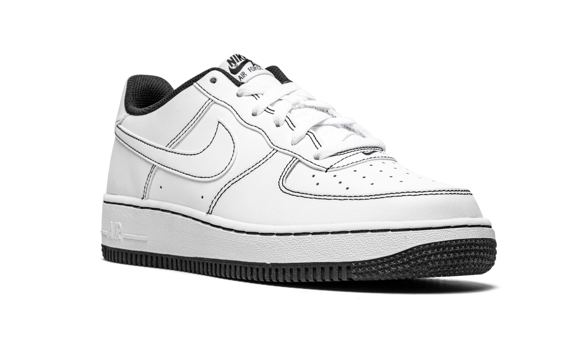 Air Force 1 Low '07 GS Contrast Stitching - White / Black - Air Force 1 Low '07 GS Contrast Stitching - White / Black - Jordan 1s - AIR Jordan 1