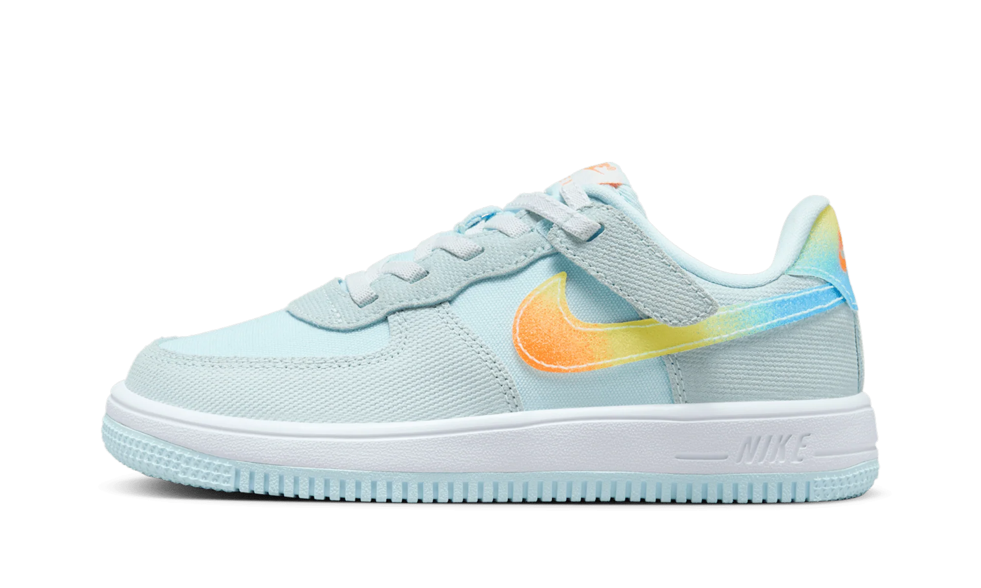 Force 1 Low EasyOn PS Glacier Blue Light Lemon Twist Aquarius Blue Total Orange - Force 1 Low EasyOn PS Glacier Blue Light Lemon Twist Aquarius Blue Total Orange - Jordan 1s - AIR Jordan 1