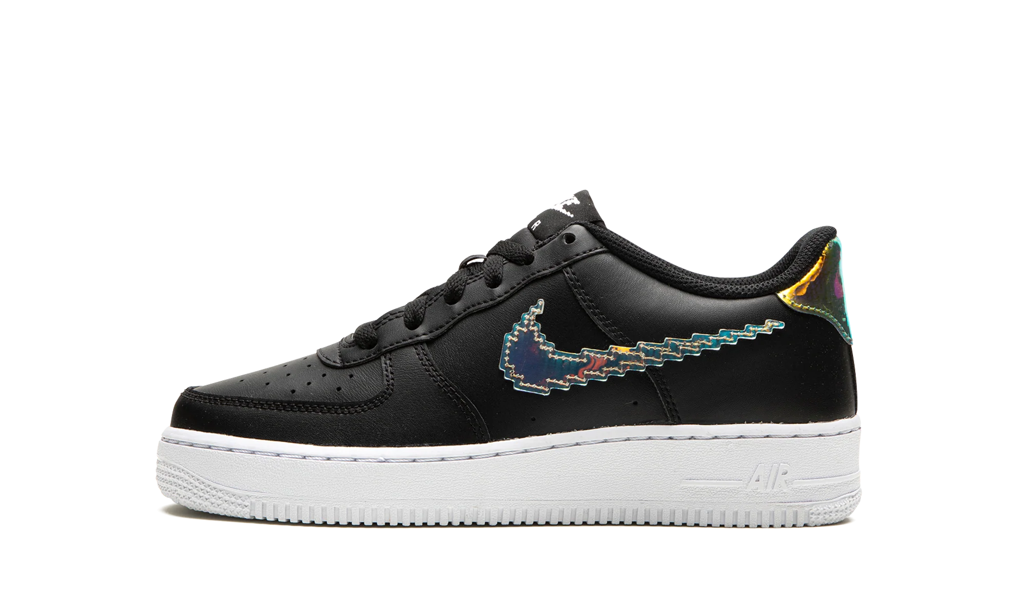 Air Force 1 Low LV8 GS Digital Swoosh - Black - Air Force 1 Low LV8 GS Digital Swoosh - Black - Jordan 1s - AIR Jordan 1