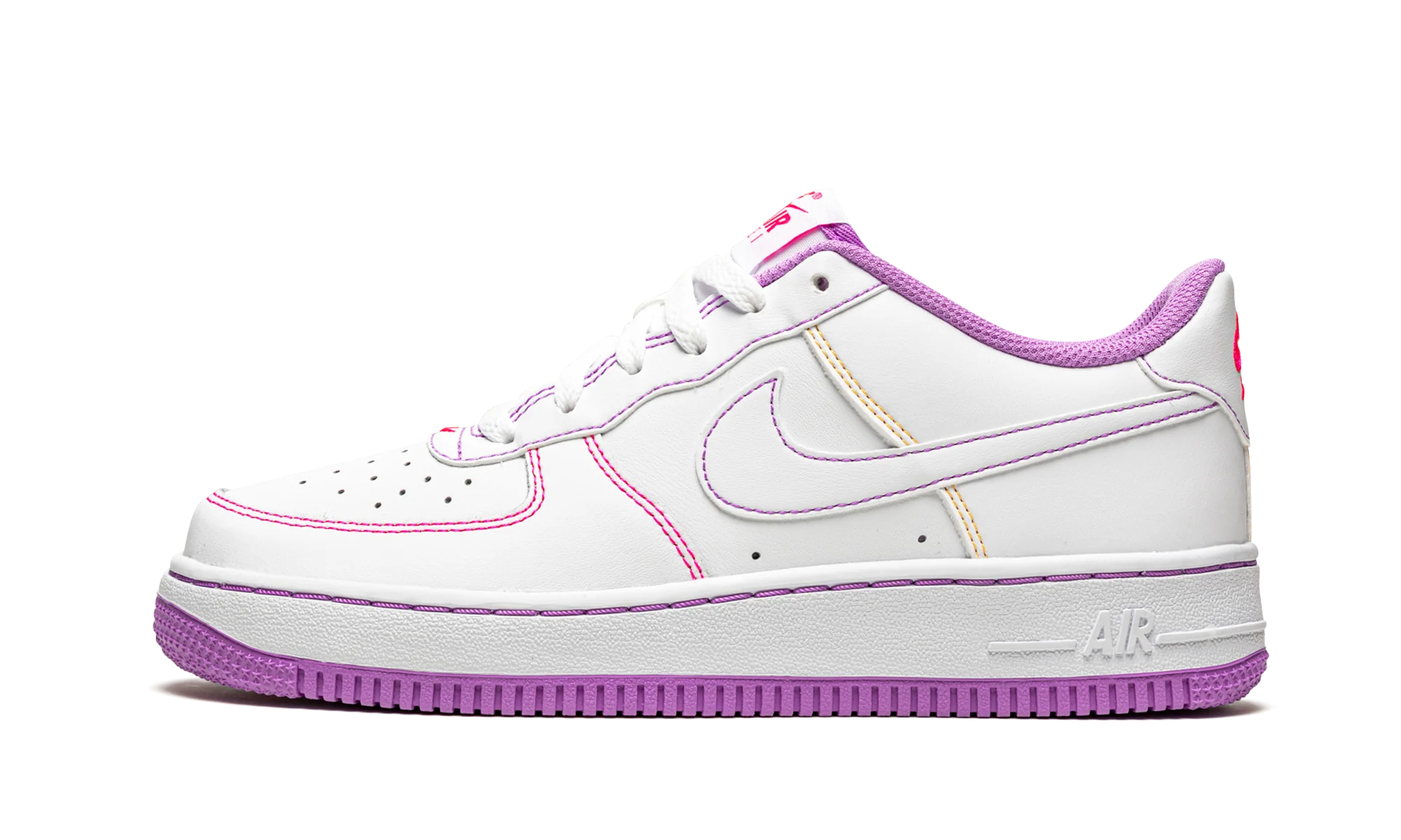 Air Force 1 Low GS Contrast Stitch - Fuchsia Glow - Air Force 1 Low GS Contrast Stitch - Fuchsia Glow - Jordan 1s - AIR Jordan 1