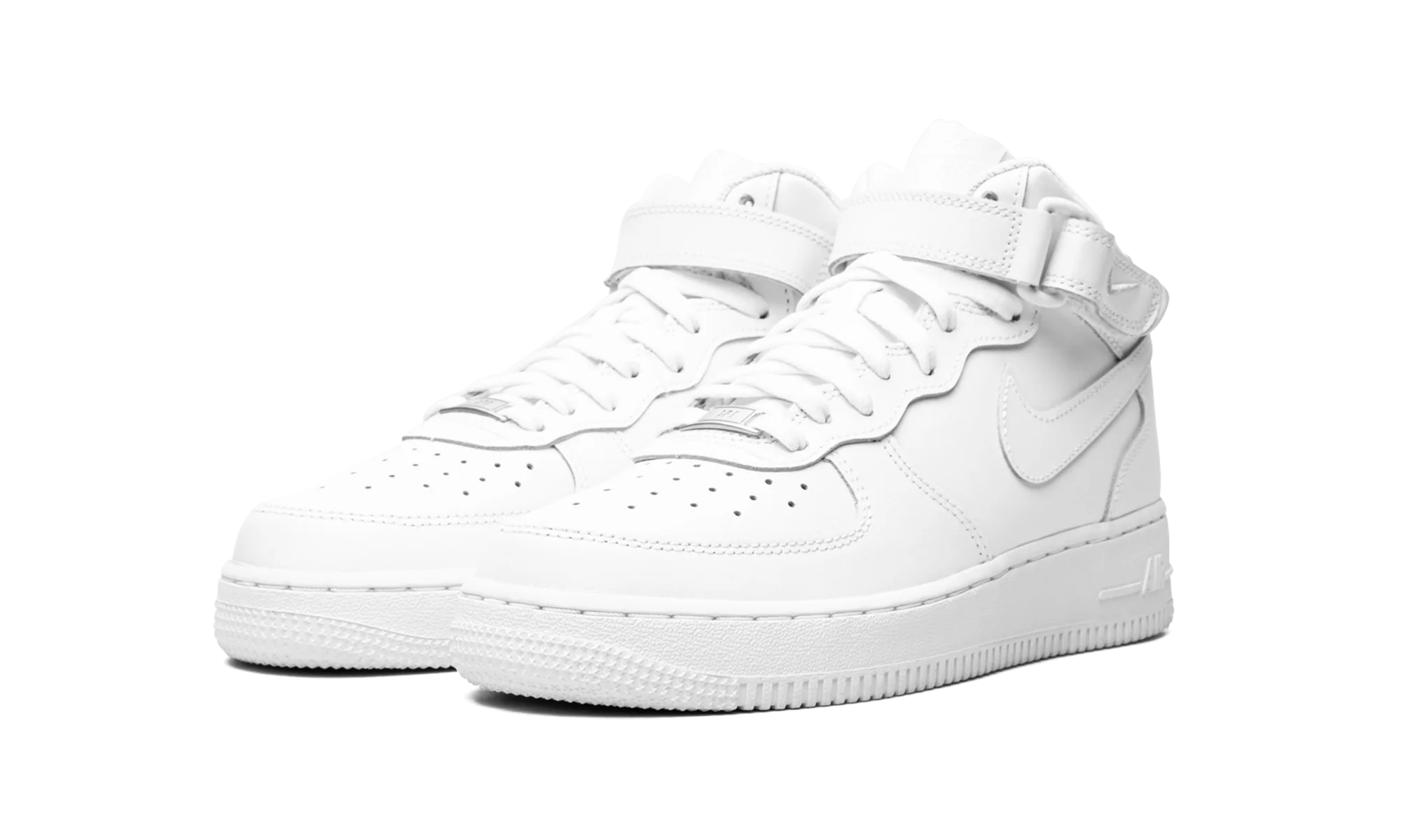 Air Force 1 Mid GS Triple White - Air Force 1 Mid GS Triple White - Jordan 1s - AIR Jordan 1
