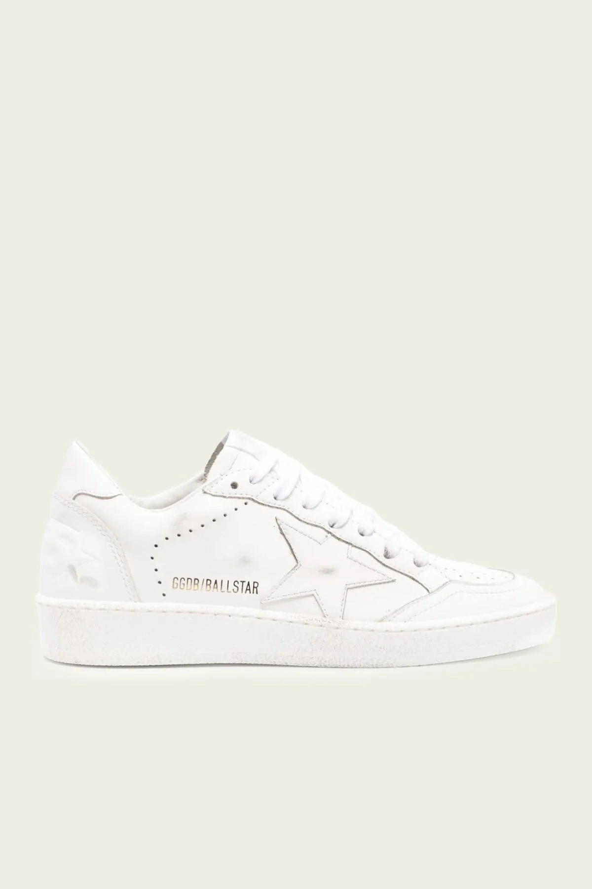 Ball-Star Optic White Leather Sneaker - Ball-Star Optic White Leather Sneaker - Jordan 1s - AIR Jordan 1