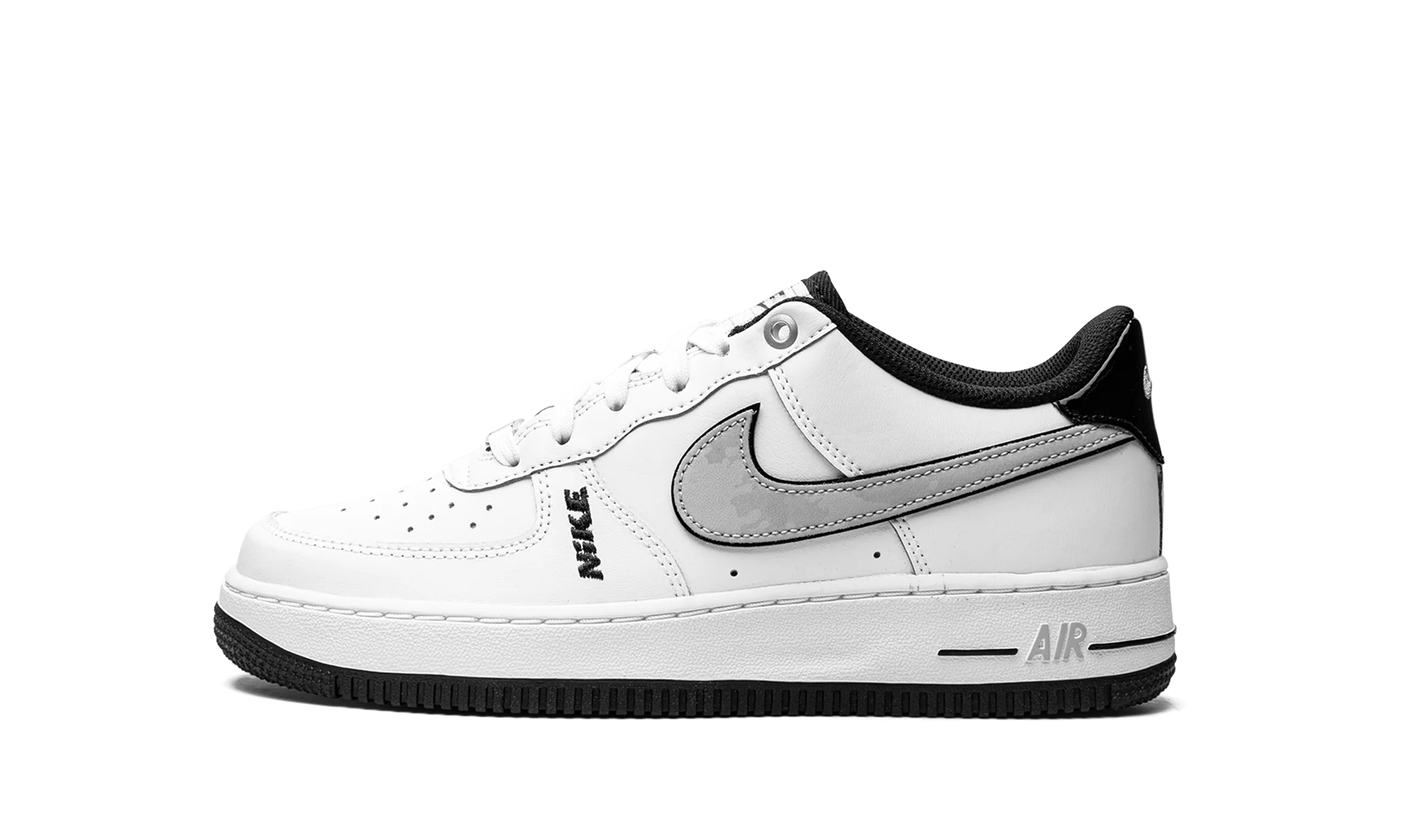 AIR FORCE 1 LV8 GS Motocross White Grey Black - AIR FORCE 1 LV8 GS Motocross White Grey Black - Jordan 1s - AIR Jordan 1