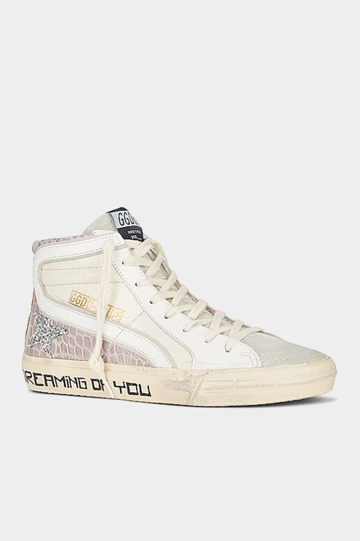 Slide Cocco Print Glitter Star Leather Sneaker - Slide Cocco Print Glitter Star Leather Sneaker - Jordan 1s - AIR Jordan 1