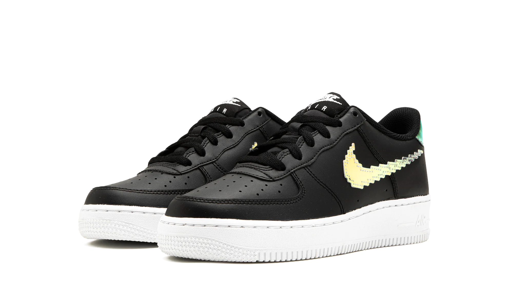 Air Force 1 Low LV8 GS Digital Swoosh - Black - Air Force 1 Low LV8 GS Digital Swoosh - Black - Jordan 1s - AIR Jordan 1