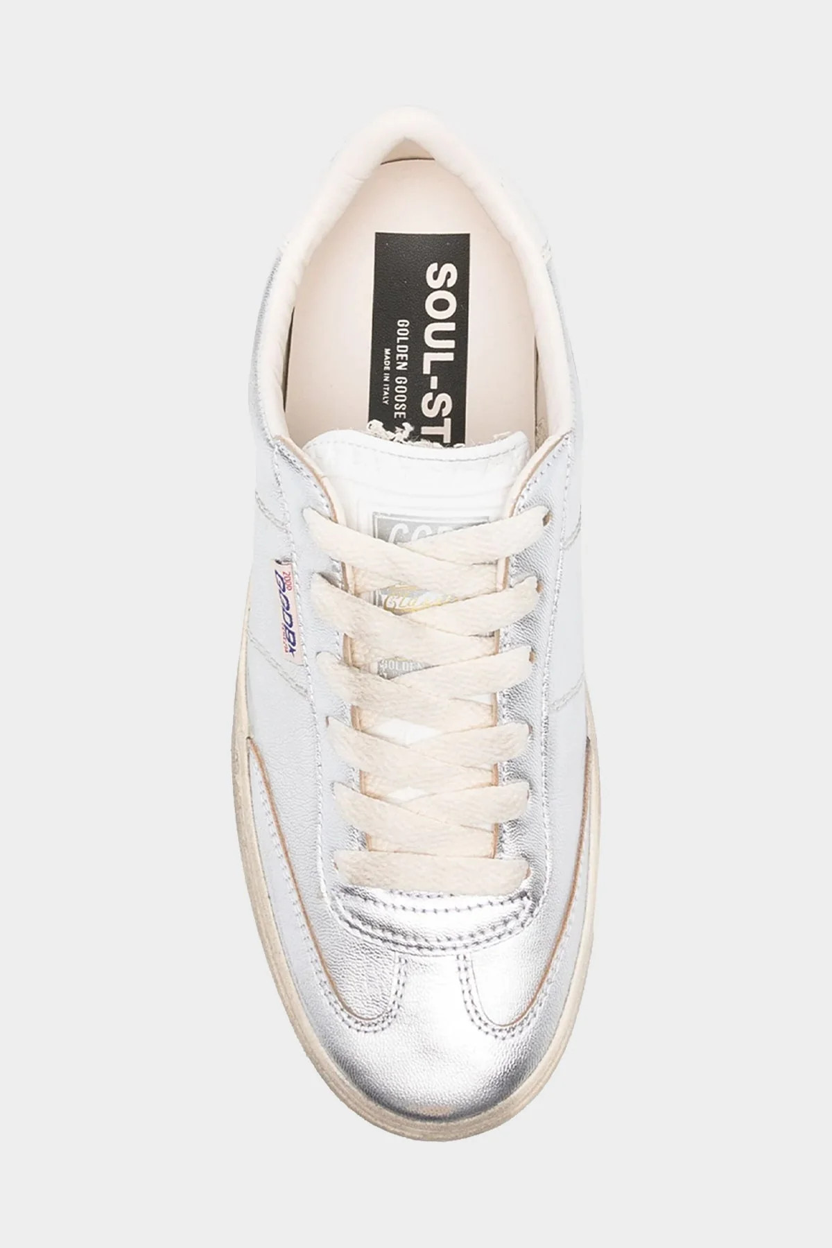 Soul-Star Silver Metallic Leather Sneaker - Soul-Star Silver Metallic Leather Sneaker - Jordan 1s - AIR Jordan 1