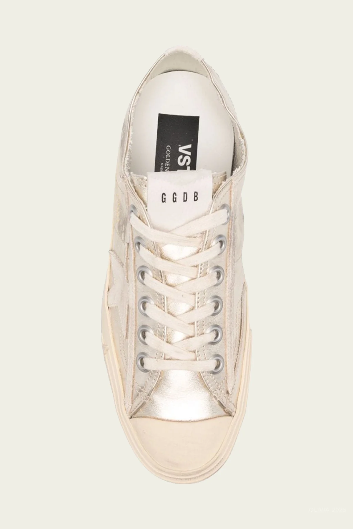 V-Star Platinum Laminated Leather Sneaker - V-Star Platinum Laminated Leather Sneaker - Jordan 1s - AIR Jordan 1