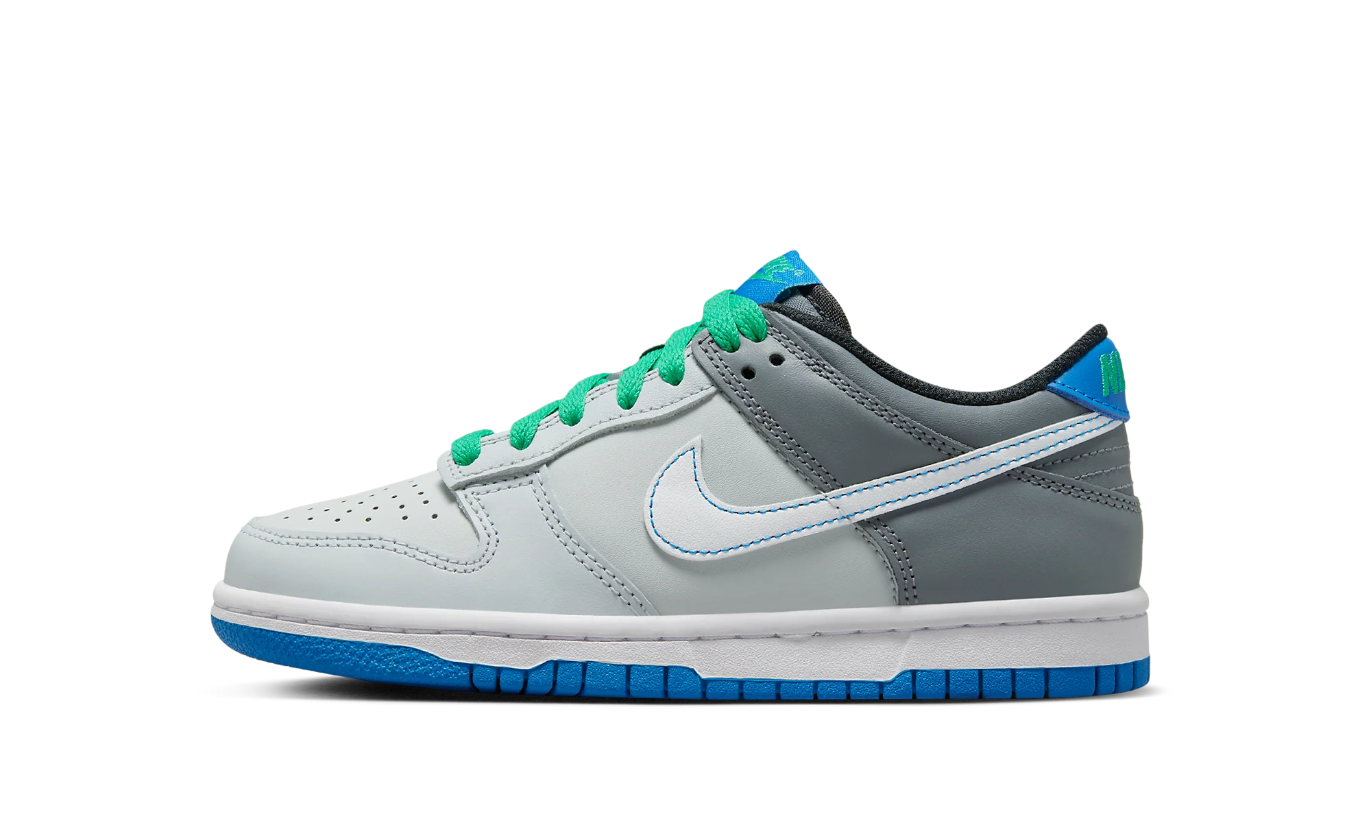 DUNK LOW Grade School PURE PLATINUM PHOTO BLUE - DUNK LOW Grade School PURE PLATINUM PHOTO BLUE - Jordan 1s - AIR Jordan 1