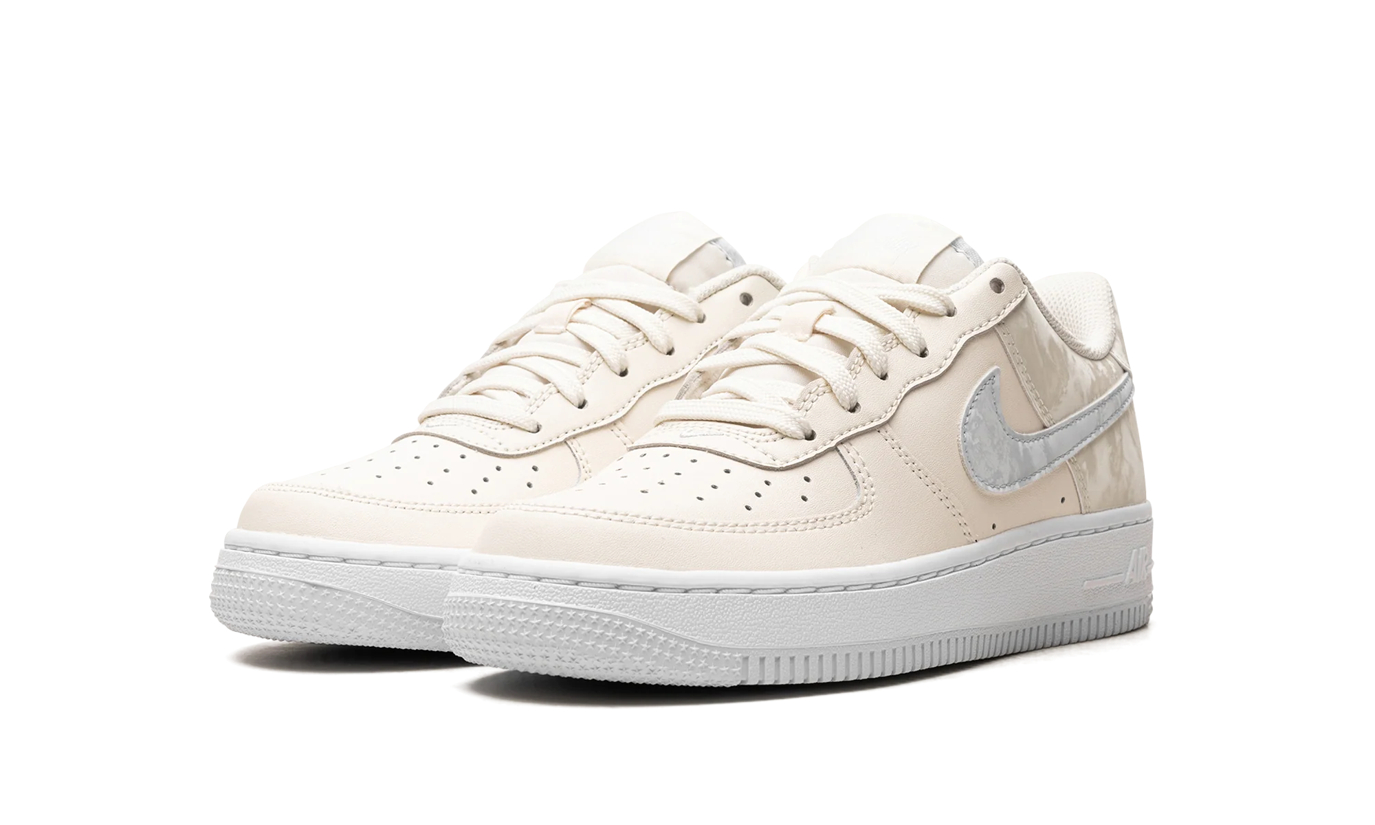 AIR FORCE 1 GS Pale Ivory / Sea Glass / White / Football Grey - AIR FORCE 1 GS Pale Ivory / Sea Glass / White / Football Grey - Jordan 1s - AIR Jordan 1