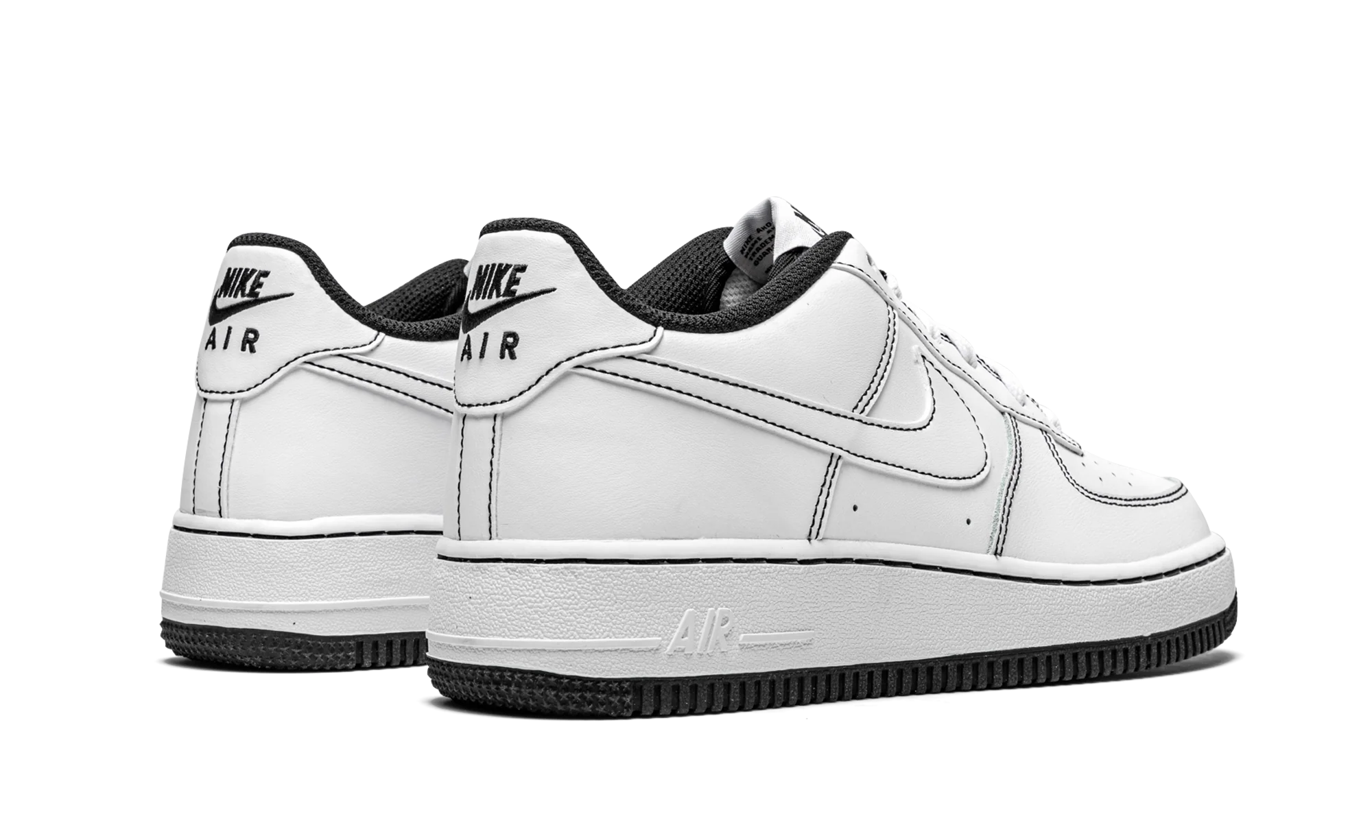 Air Force 1 Low '07 GS Contrast Stitching - White / Black - Air Force 1 Low '07 GS Contrast Stitching - White / Black - Jordan 1s - AIR Jordan 1