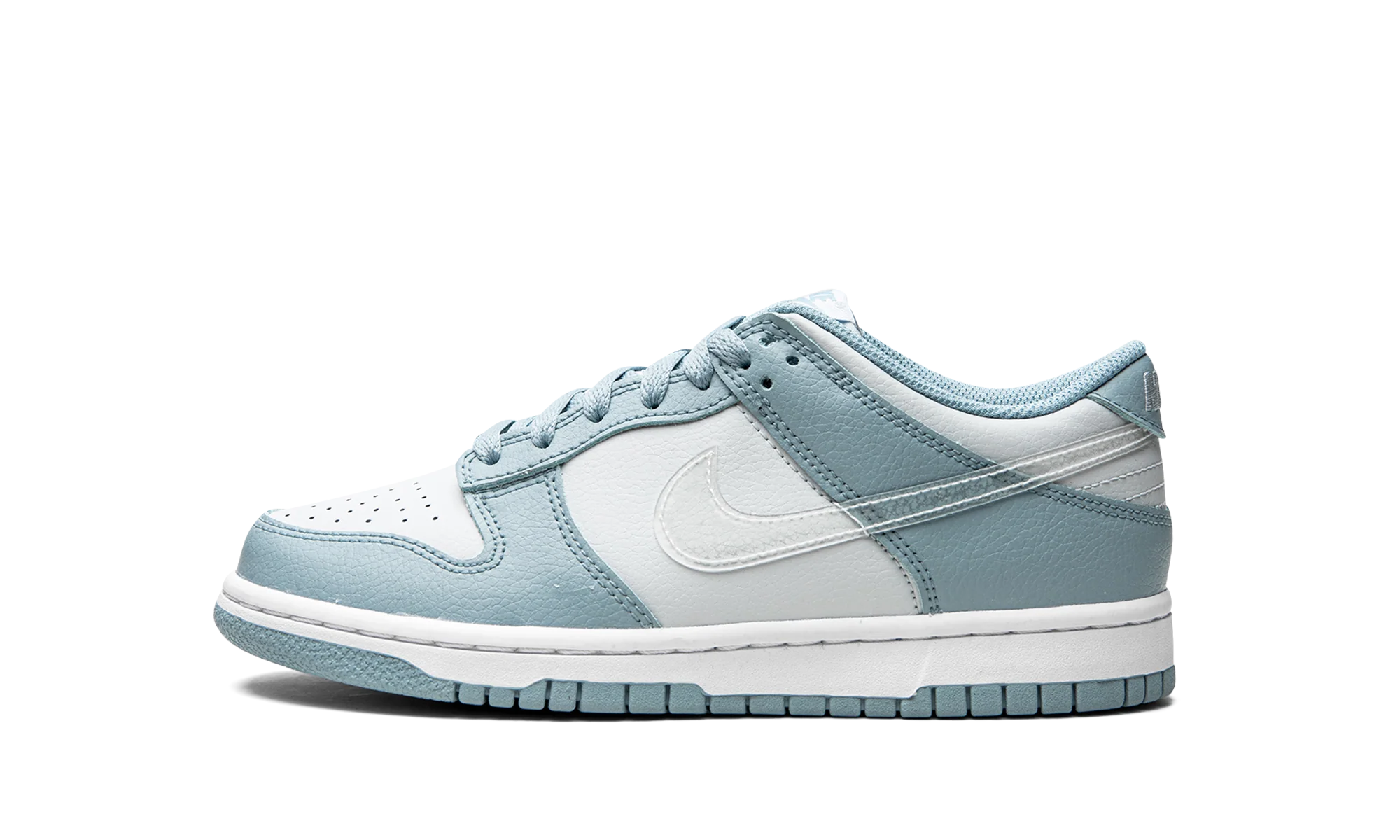 DUNK LOW GS Clear Swoosh / Blue - DUNK LOW GS Clear Swoosh / Blue - Jordan 1s - AIR Jordan 1