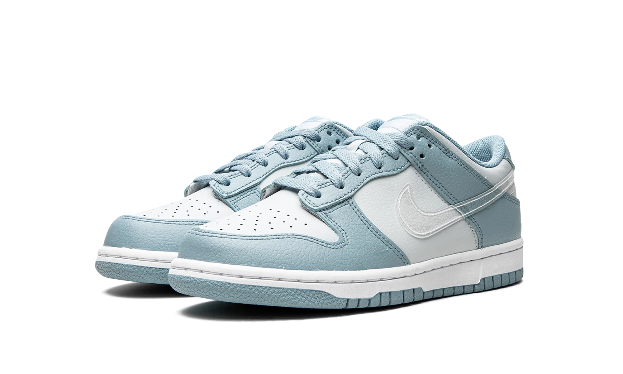 DUNK LOW GS Clear Swoosh / Blue - DUNK LOW GS Clear Swoosh / Blue - Jordan 1s - AIR Jordan 1