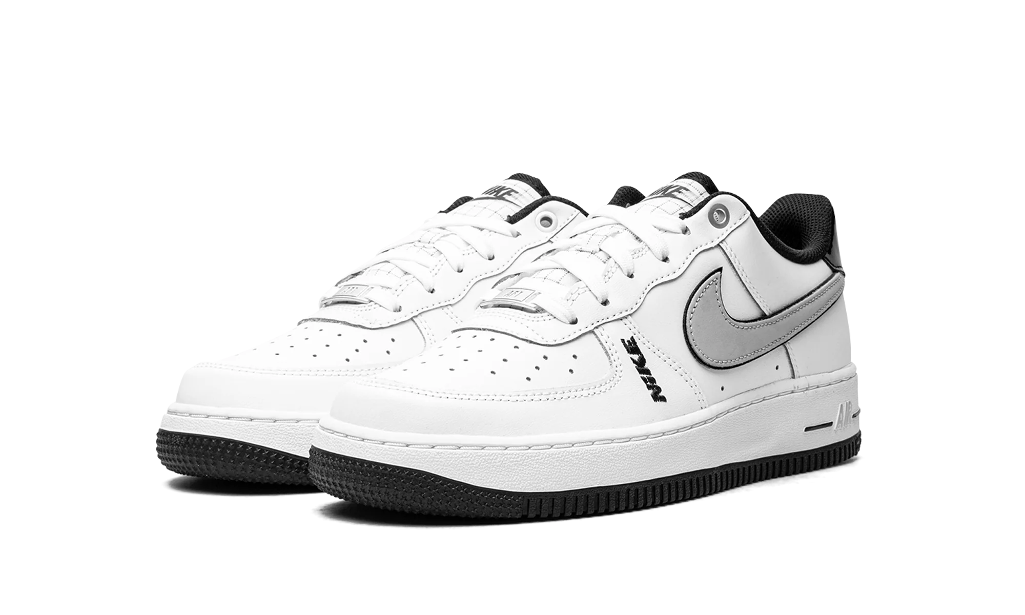 AIR FORCE 1 LV8 GS Motocross White Grey Black - AIR FORCE 1 LV8 GS Motocross White Grey Black - Jordan 1s - AIR Jordan 1