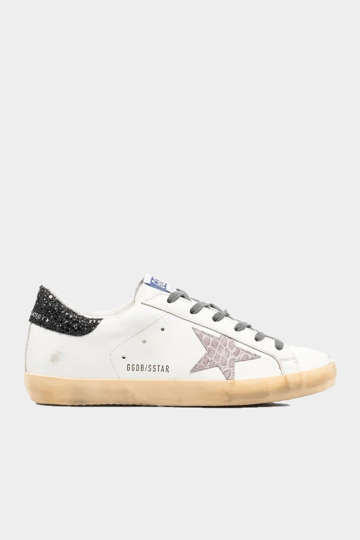 Super-Star Cocco Printed Star White Leather Sneaker - Super-Star Cocco Printed Star White Leather Sneaker - Jordan 1s - AIR Jordan 1