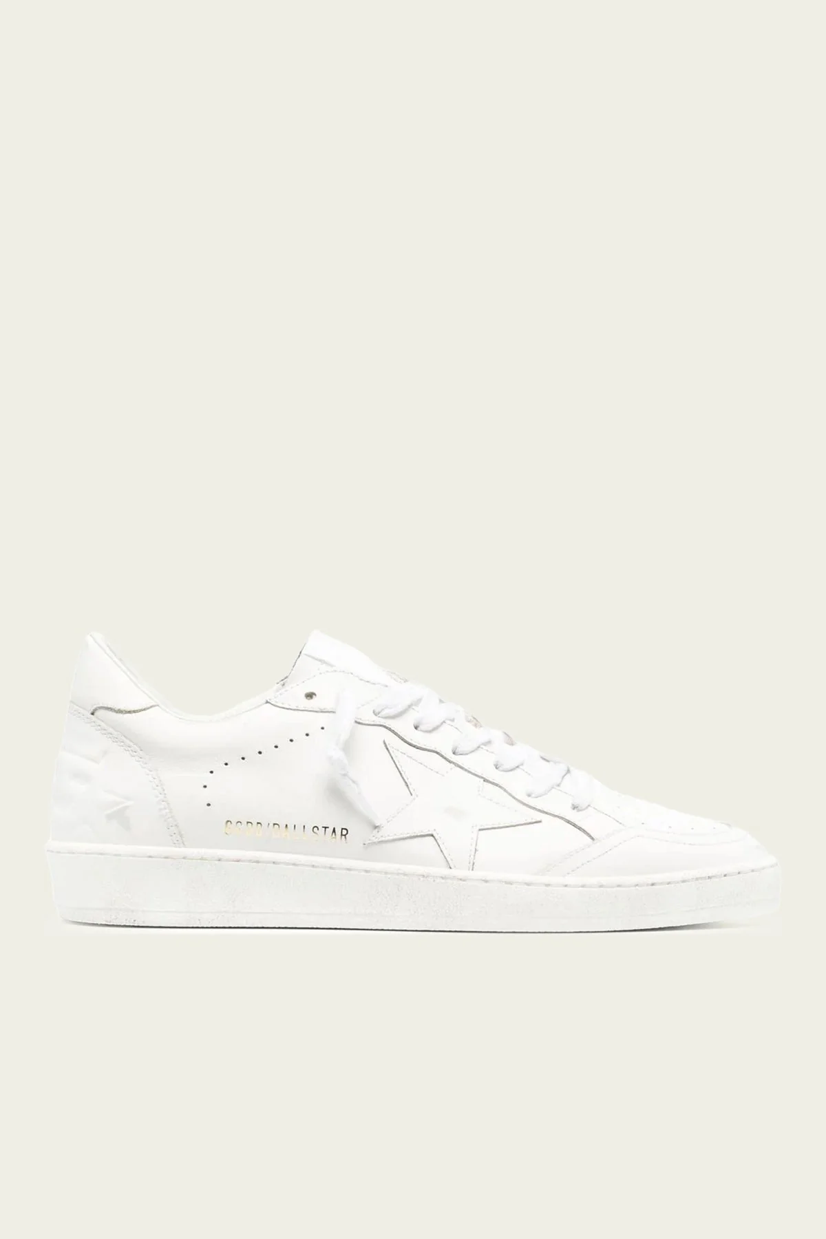 Ball-Star Optic White Leather Men Sneaker - Ball-Star Optic White Leather Men Sneaker - Jordan 1s - AIR Jordan 1