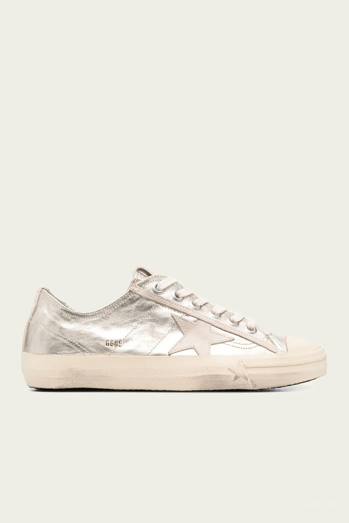 V-Star Platinum Laminated Leather Sneaker - V-Star Platinum Laminated Leather Sneaker - Jordan 1s - AIR Jordan 1