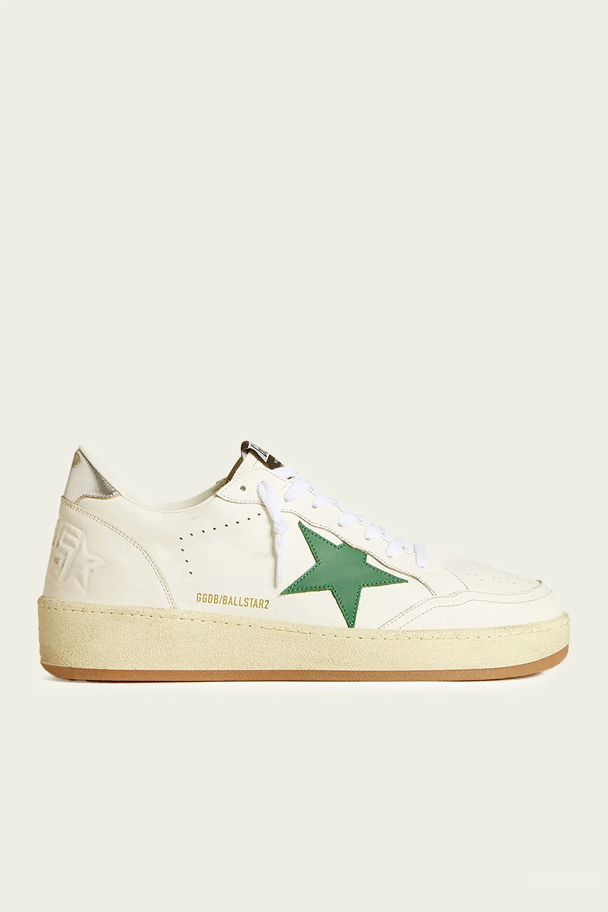 Ball-Star 2 White Green Men Leather Sneaker - Ball-Star 2 White Green Men Leather Sneaker - Jordan 1s - AIR Jordan 1