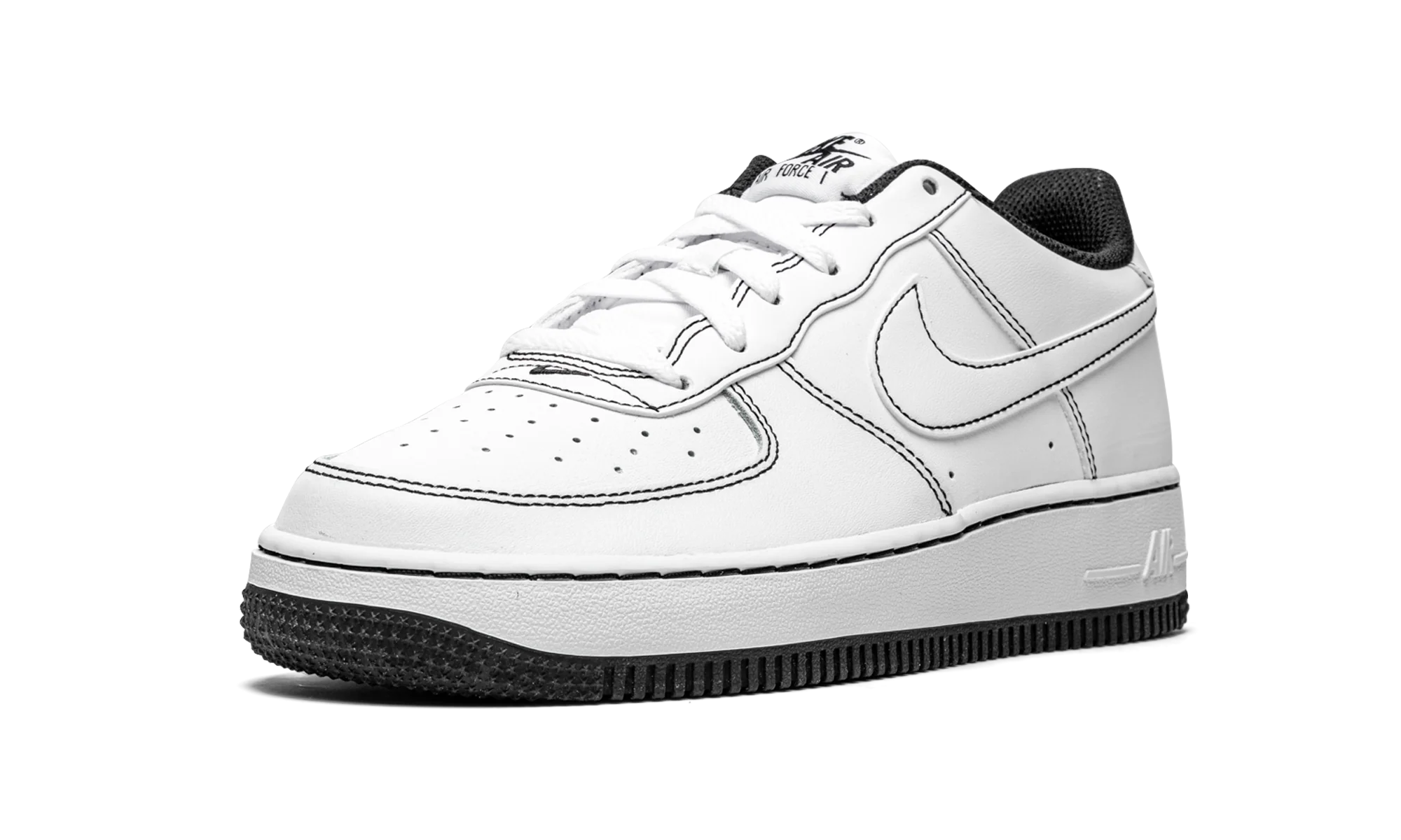 Air Force 1 Low '07 GS Contrast Stitching - White / Black - Air Force 1 Low '07 GS Contrast Stitching - White / Black - Jordan 1s - AIR Jordan 1